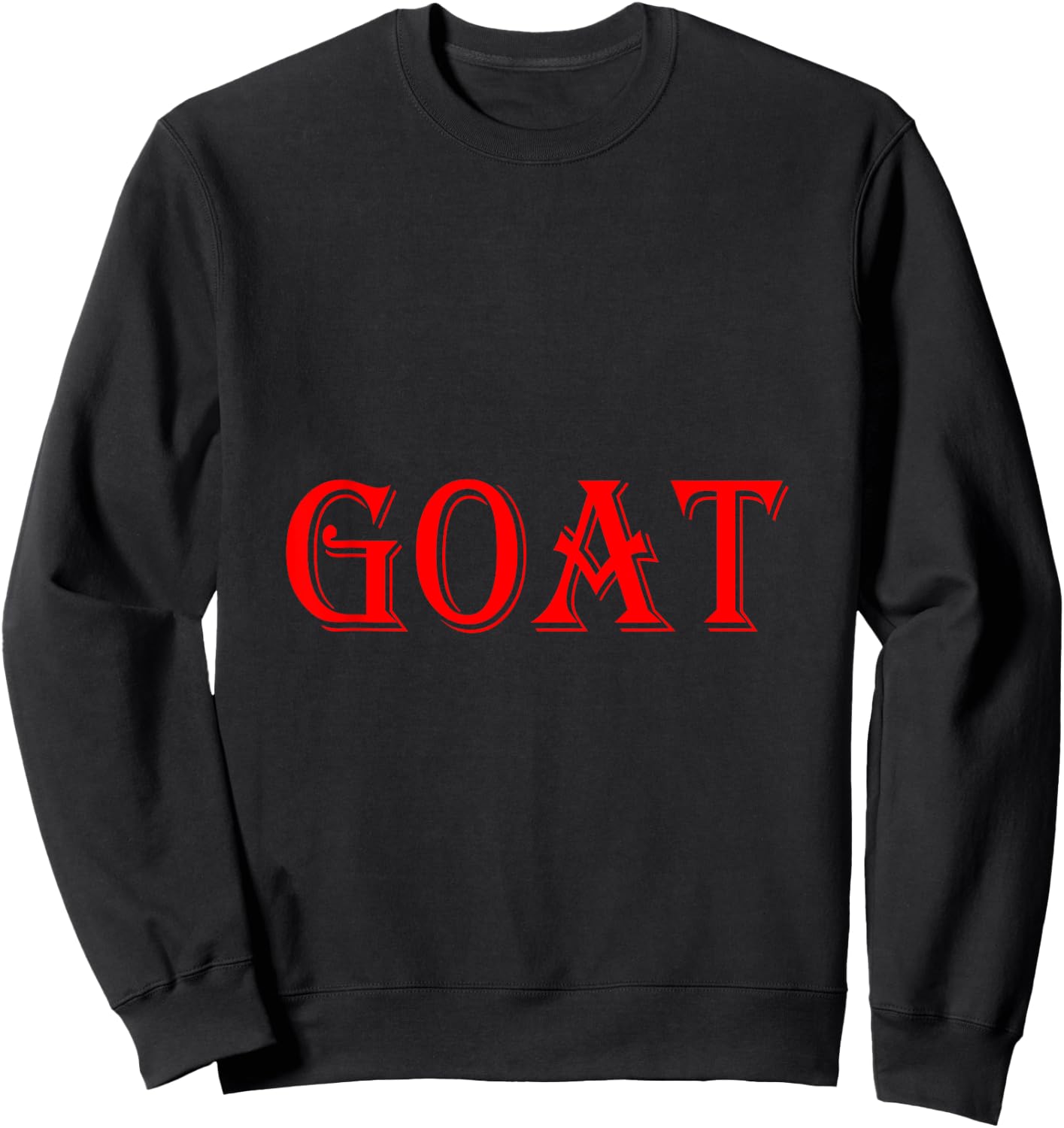 The GOAT design Sweatshirt - Sweatshirt | Black