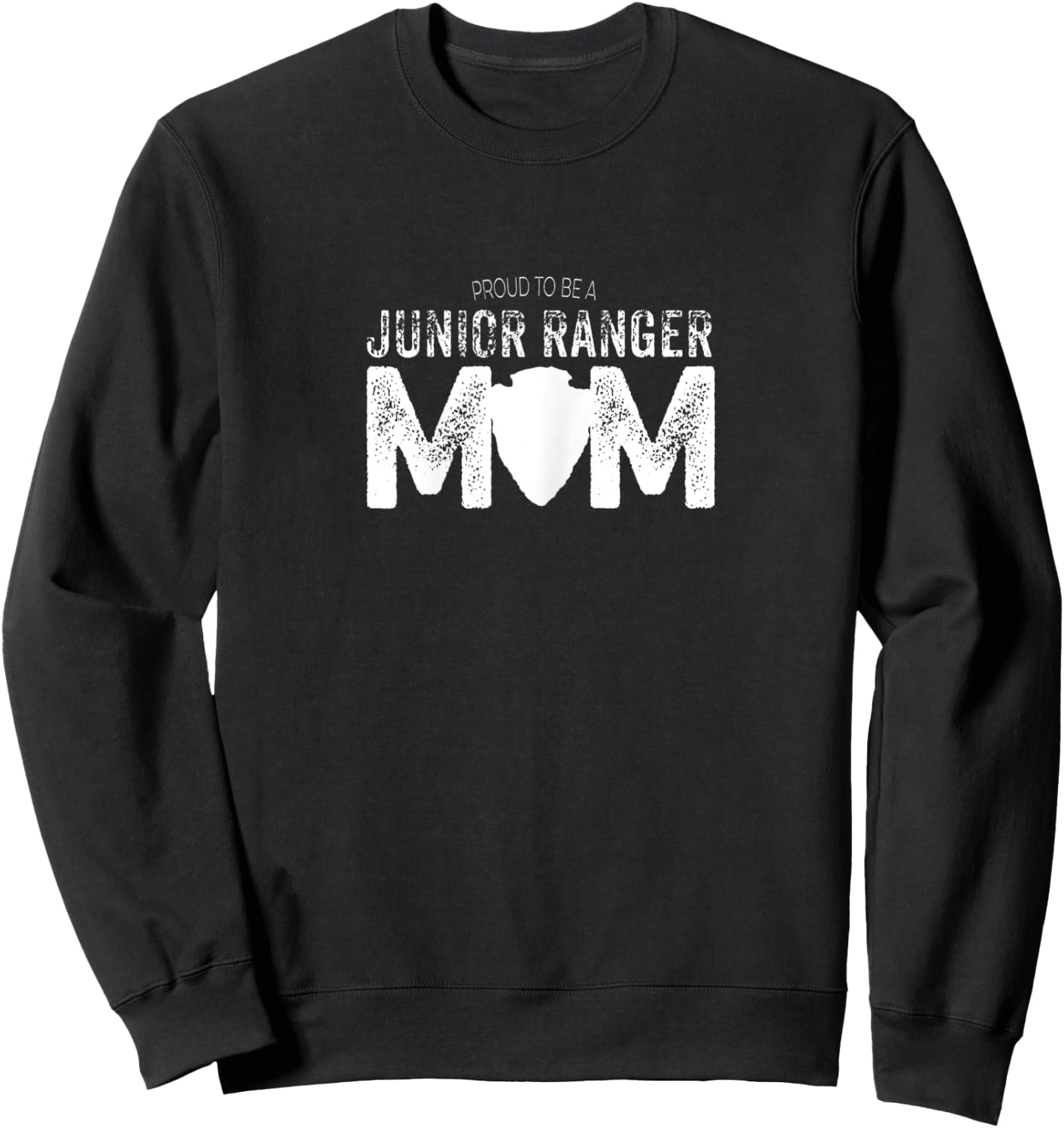 Junior Ranger Mom - National Parks inspired design Sweatshirt - Sweatshirt | Black