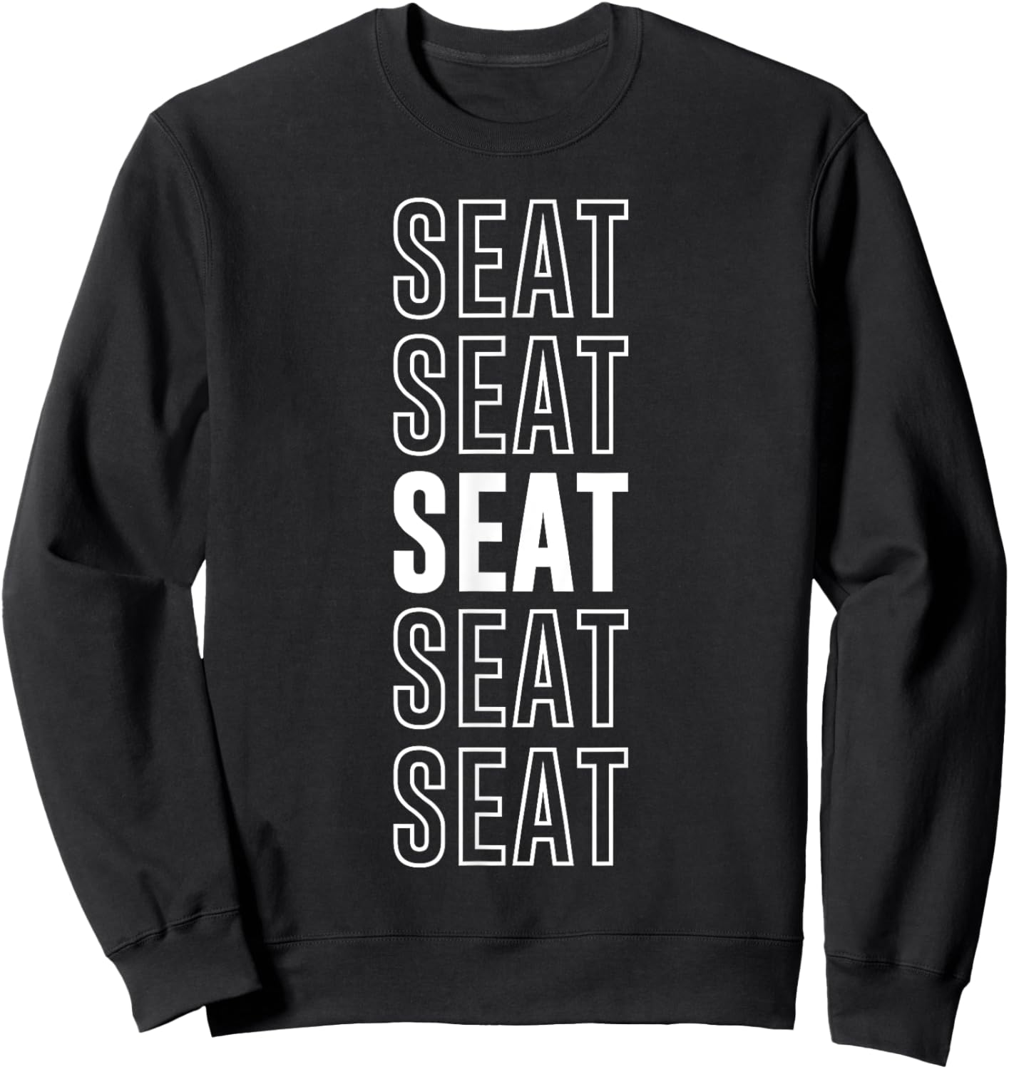 SeatSeat Apparel Sweatshirt - Sweatshirt | Black