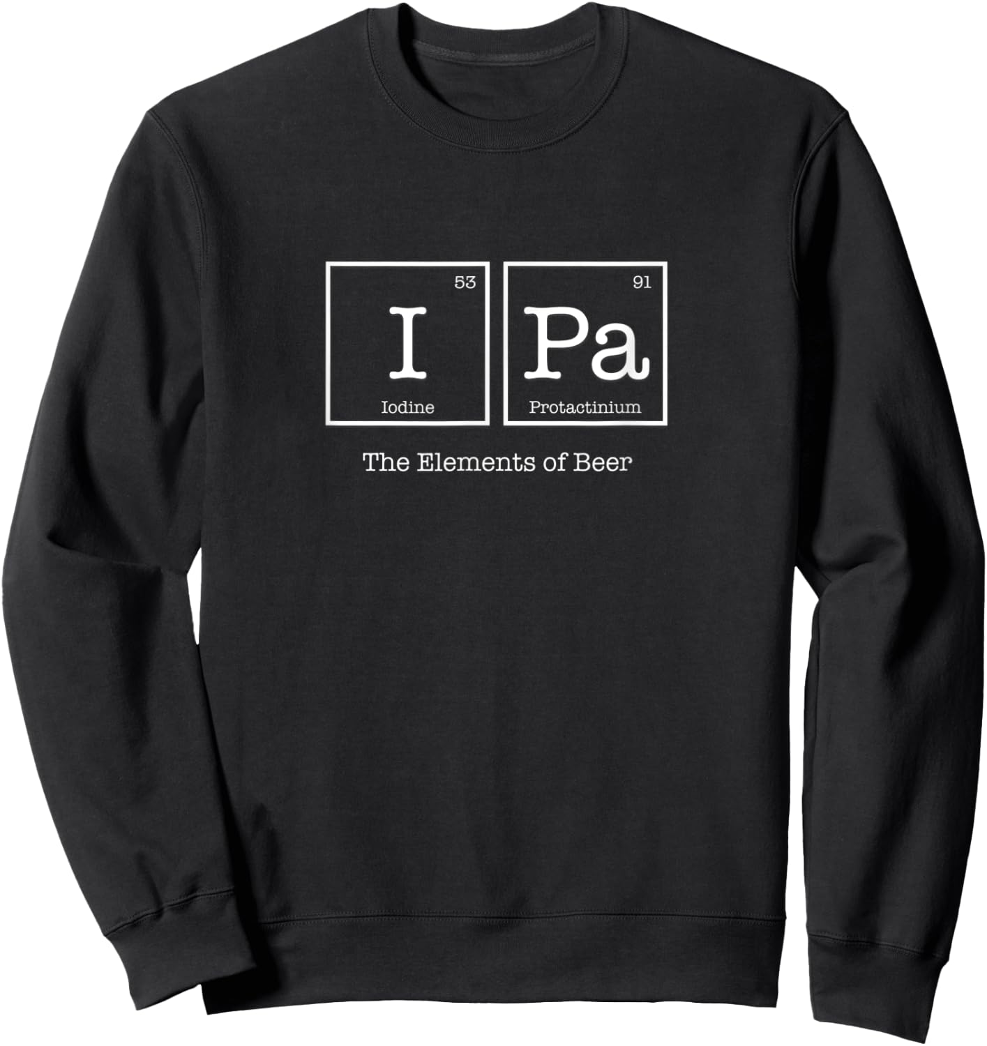 IPA The Elements of Beer Sweatshirt - Sweatshirt | Black