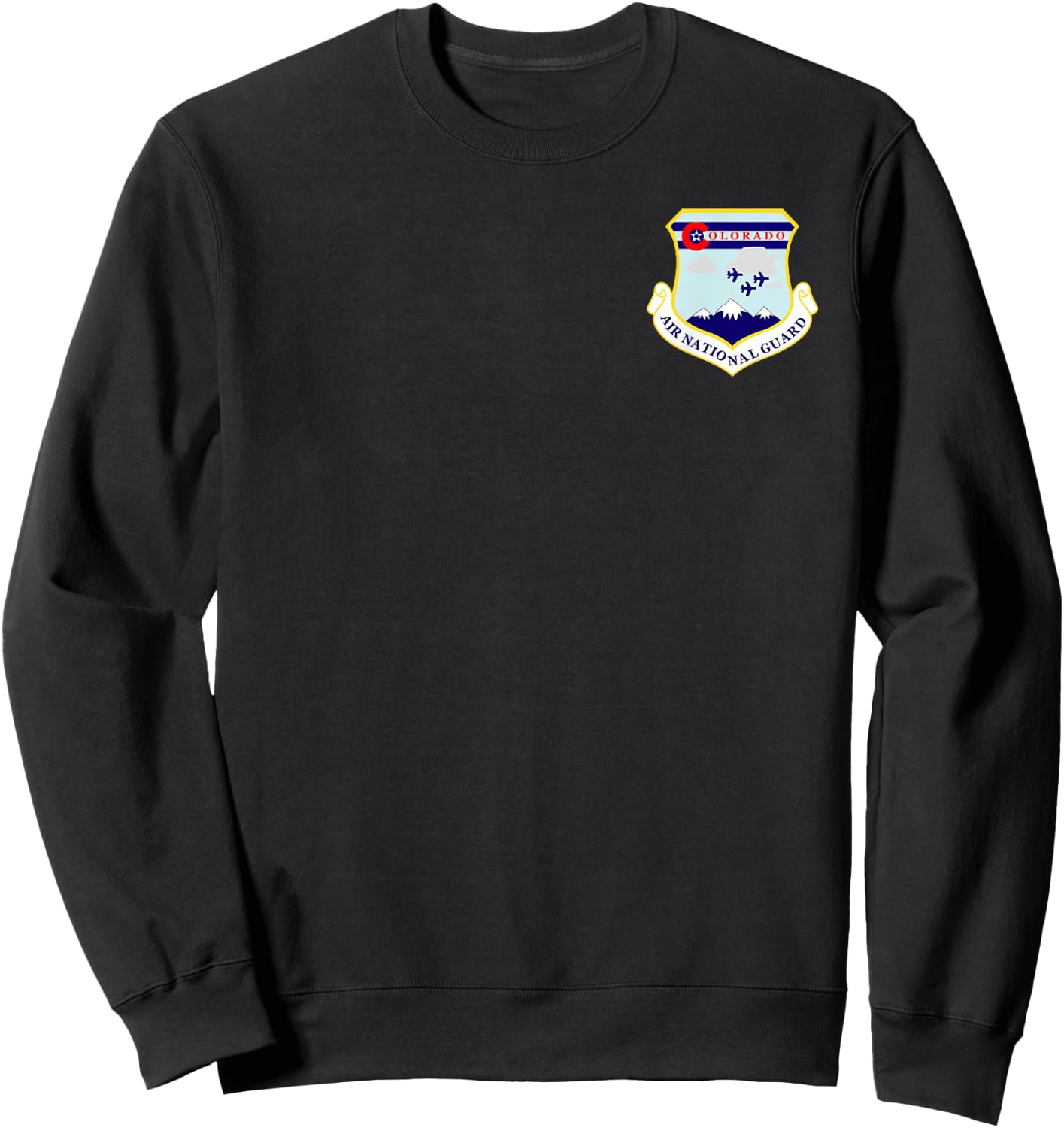Colorado Air National Guard Military Veteran State Sweatshirt - Sweatshirt | Black