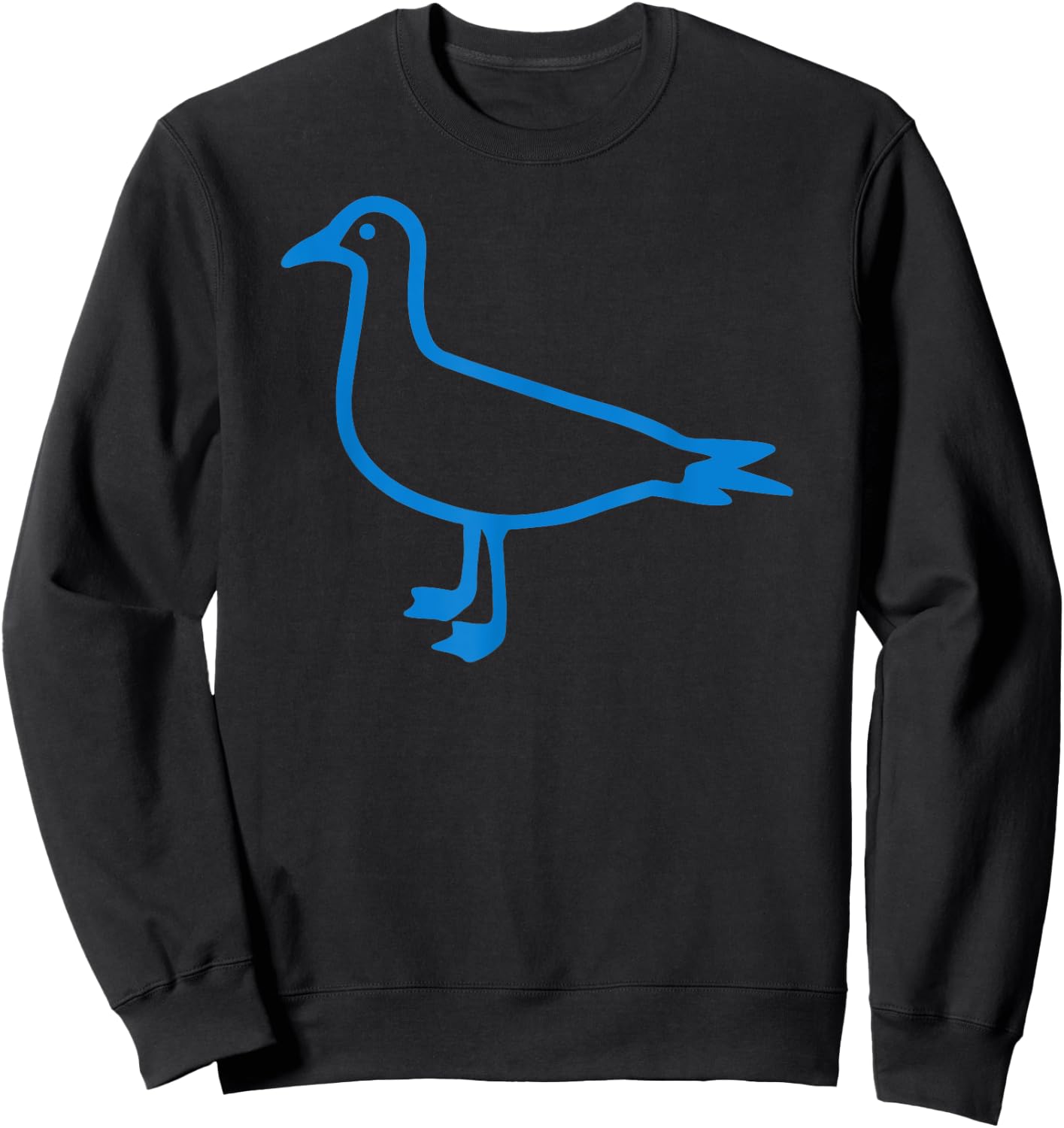Blue seagull Sweatshirt - Sweatshirt | Black