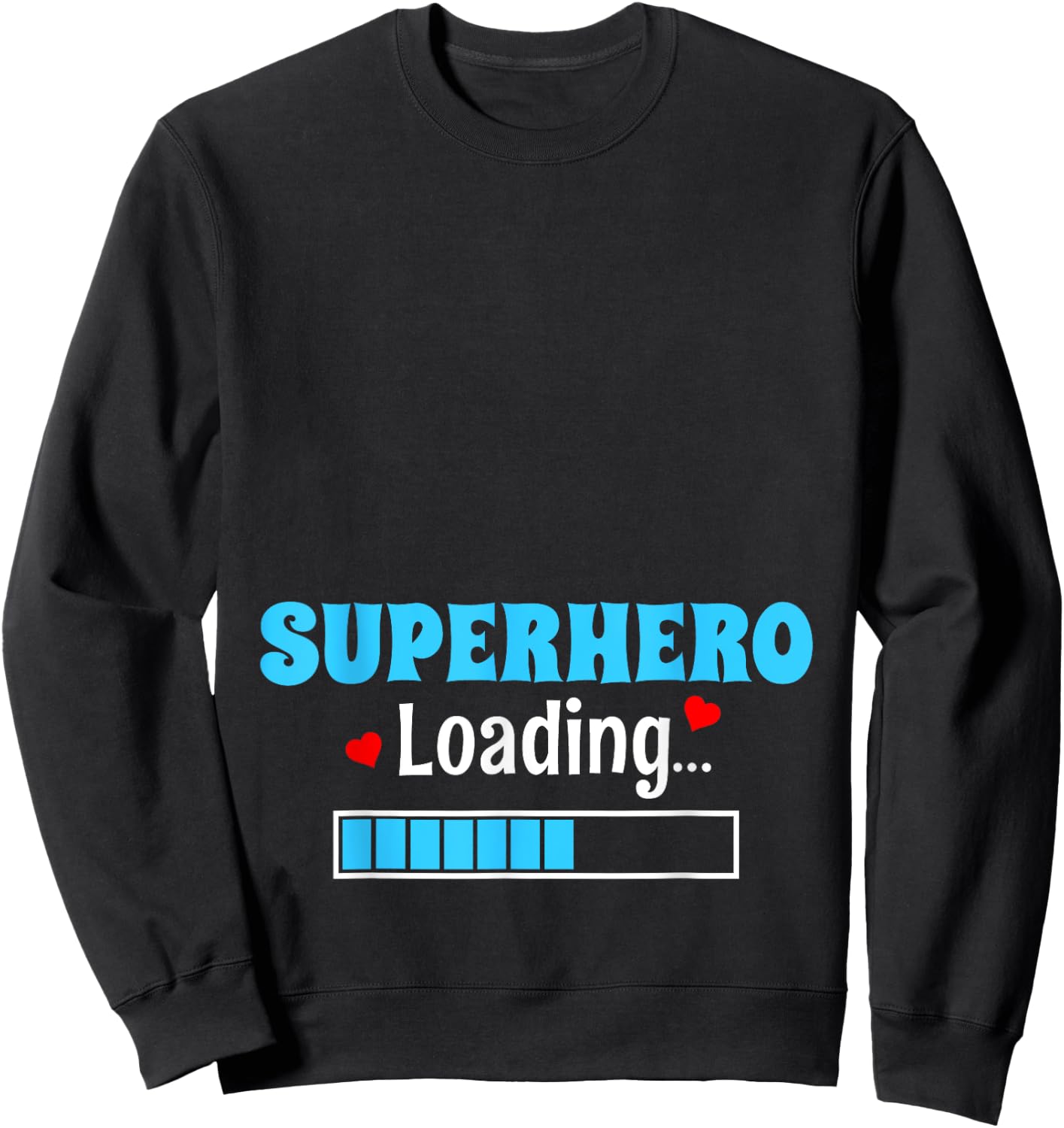 Superhero Loading Funny Pregnancy Motherhood Gift Sweatshirt - Sweatshirt | Black