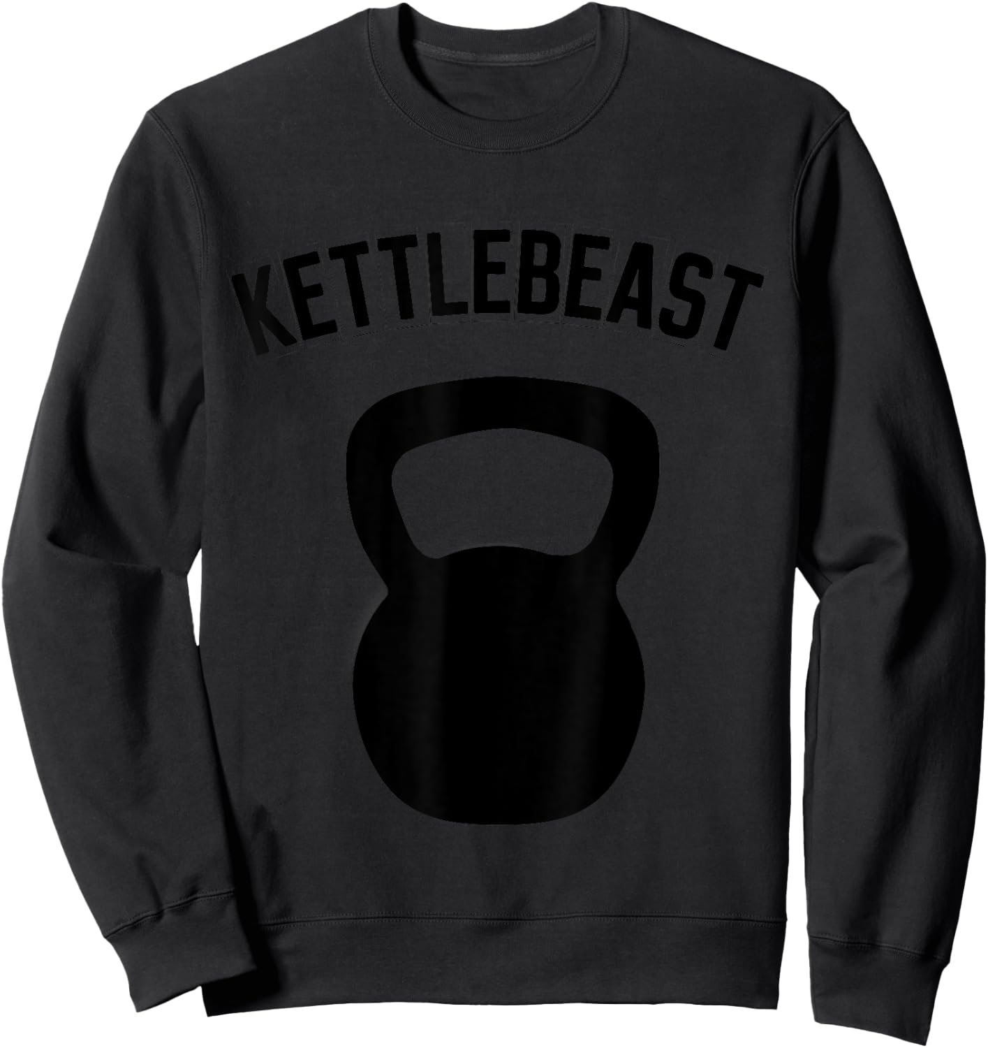 Kettlebell Gym Workout T Shirt & Women | Kettlebeast Sweatshirt - Sweatshirt | Black
