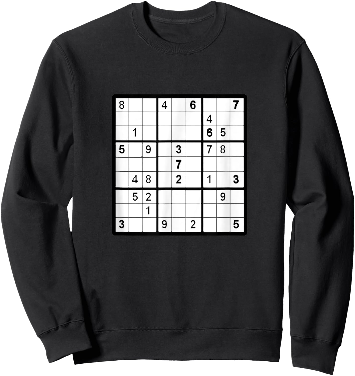 Sudoku Puzzle Game Trivia Challenge Sudoku Solver Sweatshirt - Sweatshirt | Black