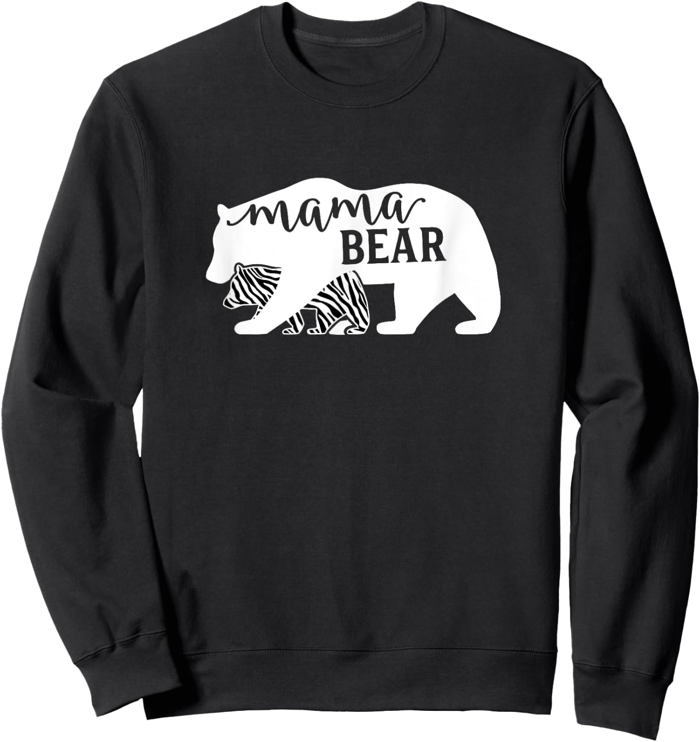Ehlers Danlos Syndrome Mama Bear EDS Awareness Gift Sweatshirt - Sweatshirt | Black