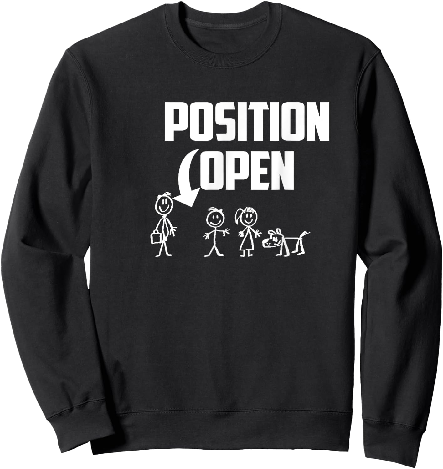Single Dad , Single Parent, Divorced Dad Sweatshirt - Sweatshirt | Black
