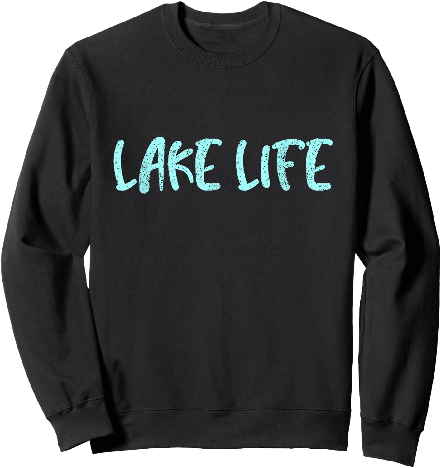 Lake Life Shirt, Lake Shirt, / Graphic Sweatshirt - Sweatshirt | Black