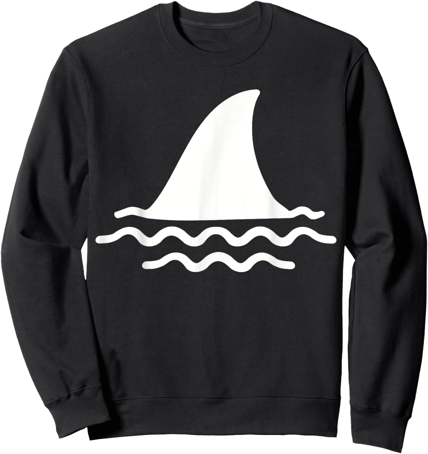Shark fin Sweatshirt - Sweatshirt | Black