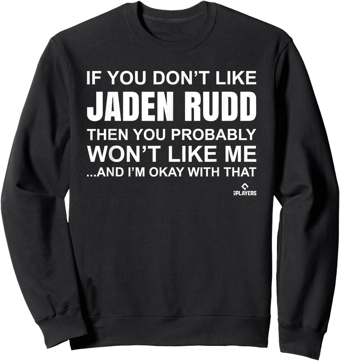 Jaden Rudd Prospect Baseball Fan Gear Sweatshirt - Sweatshirt | Black