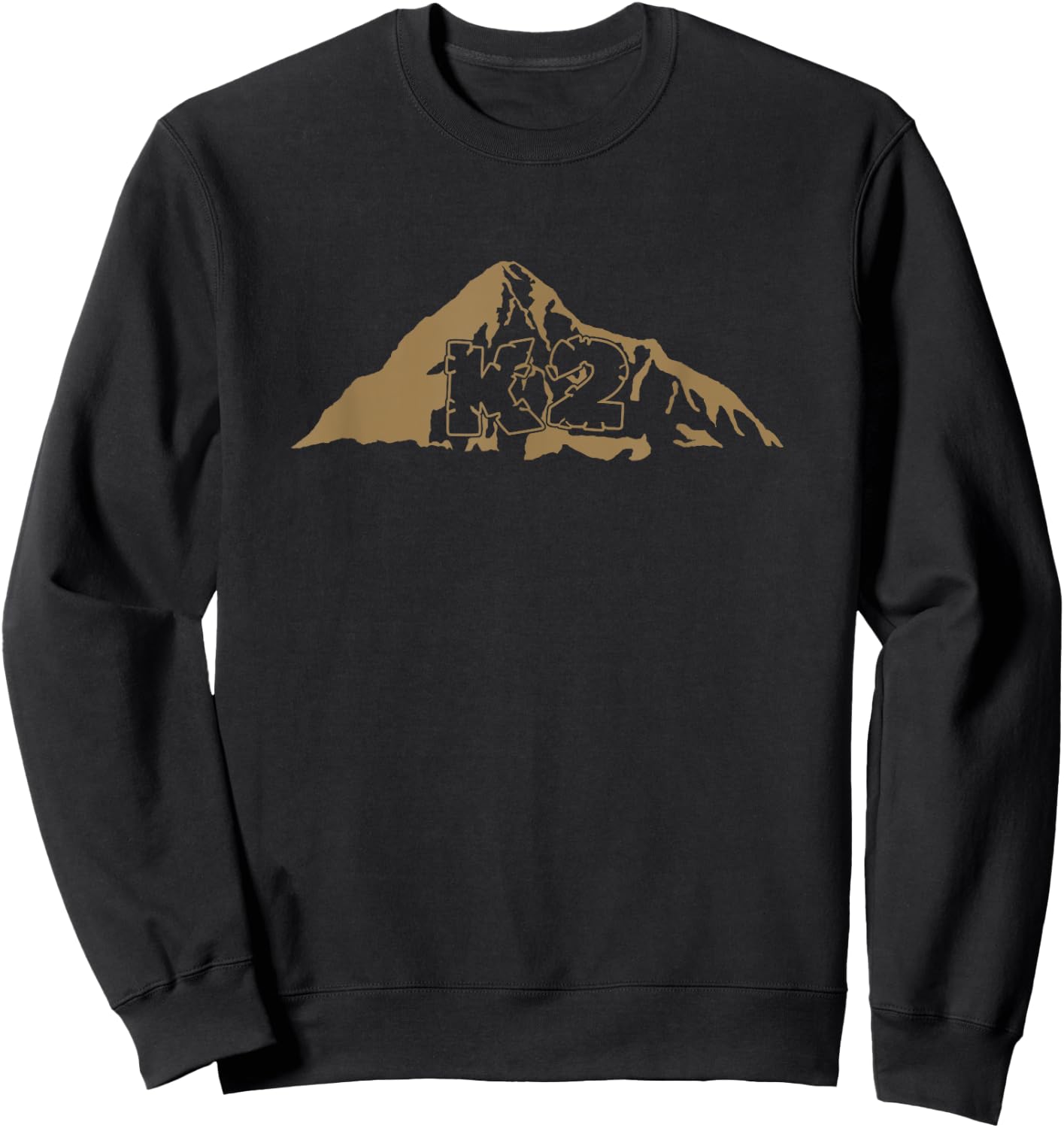 K2 - Mountain Climbing Rock Climber Everest Sweatshirt - Sweatshirt | Black