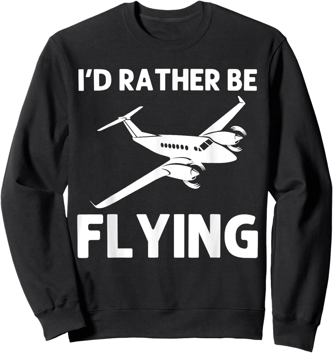 Cool Pilot Art Women Aviation Aviator Airplane Pilot Sweatshirt - Sweatshirt | Black