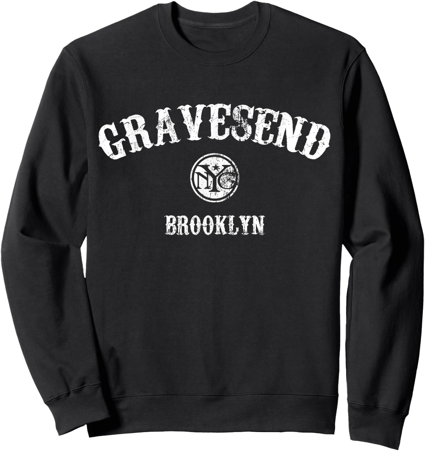 Gravesend Brooklyn Sweatshirt - Sweatshirt | Black