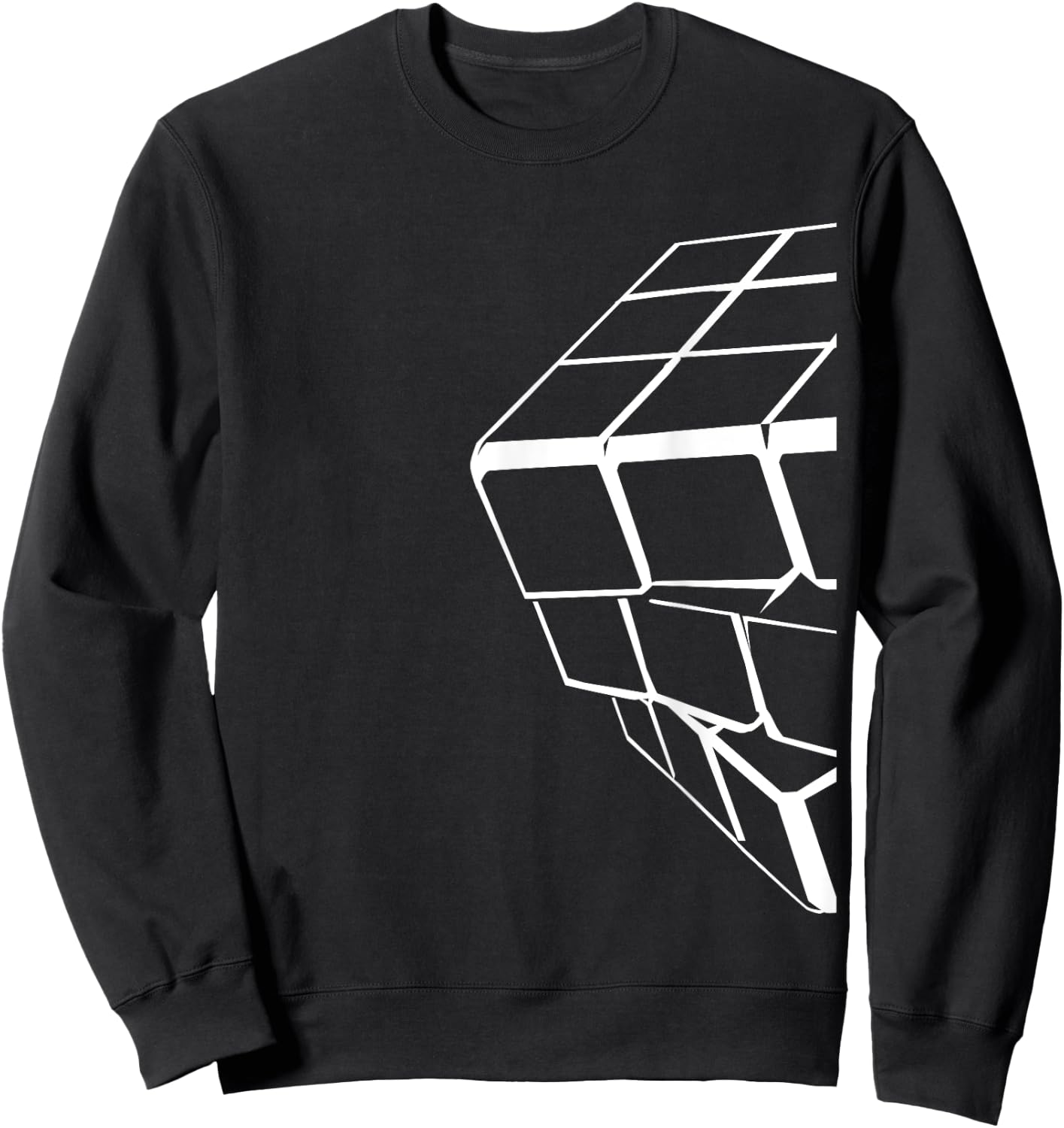 80s Matching Couple Party Outfit Cube Gift Speedcubing 80s Sweatshirt - Sweatshirt | Black