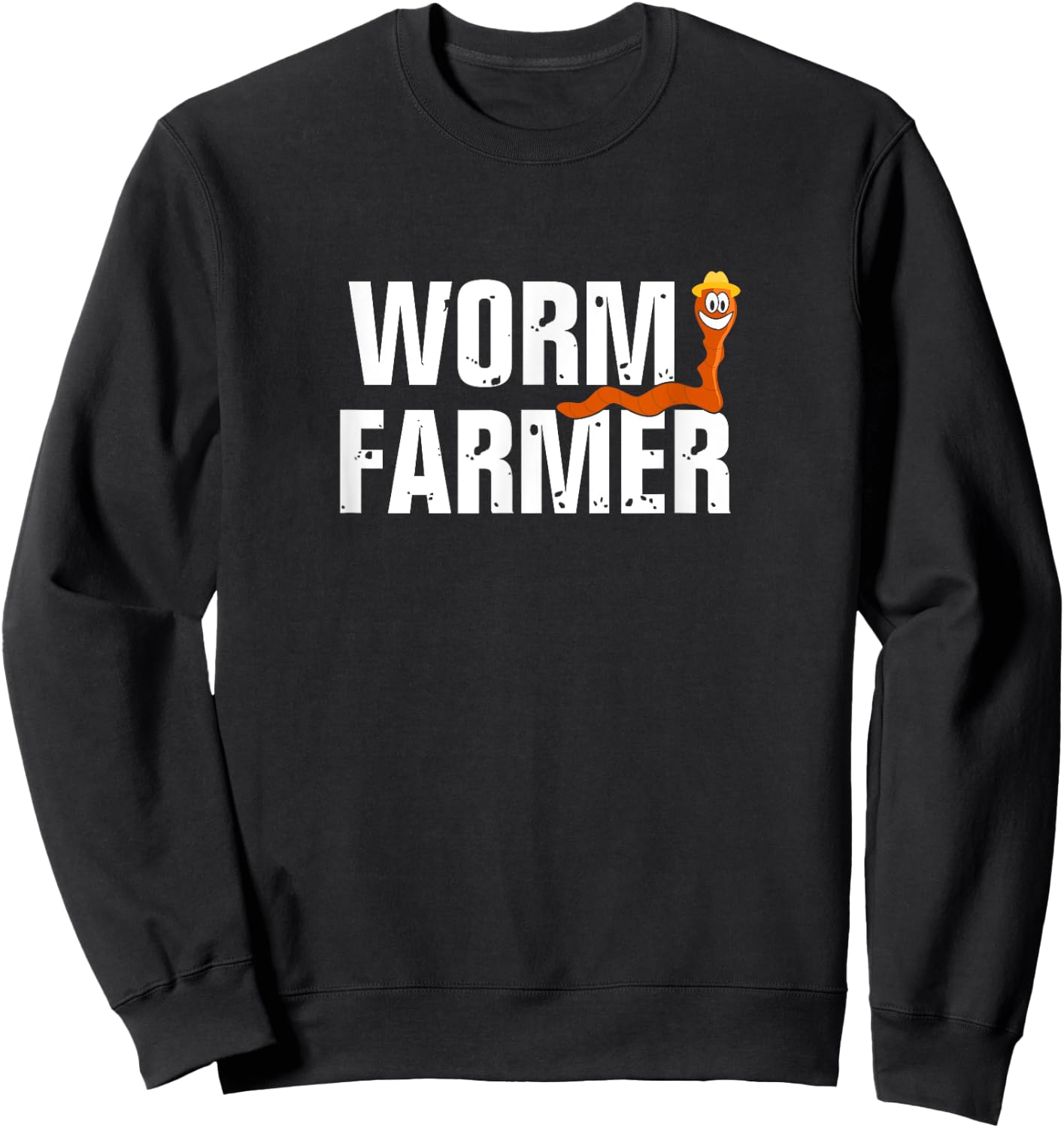 Funny Worm Farm Shirt Gift For Farmers Sweatshirt - Sweatshirt | Black