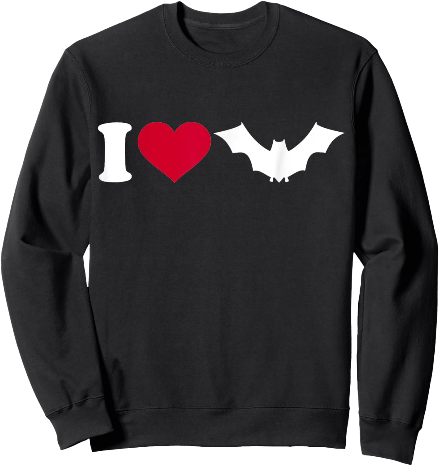 I love bats Sweatshirt - Sweatshirt | Black