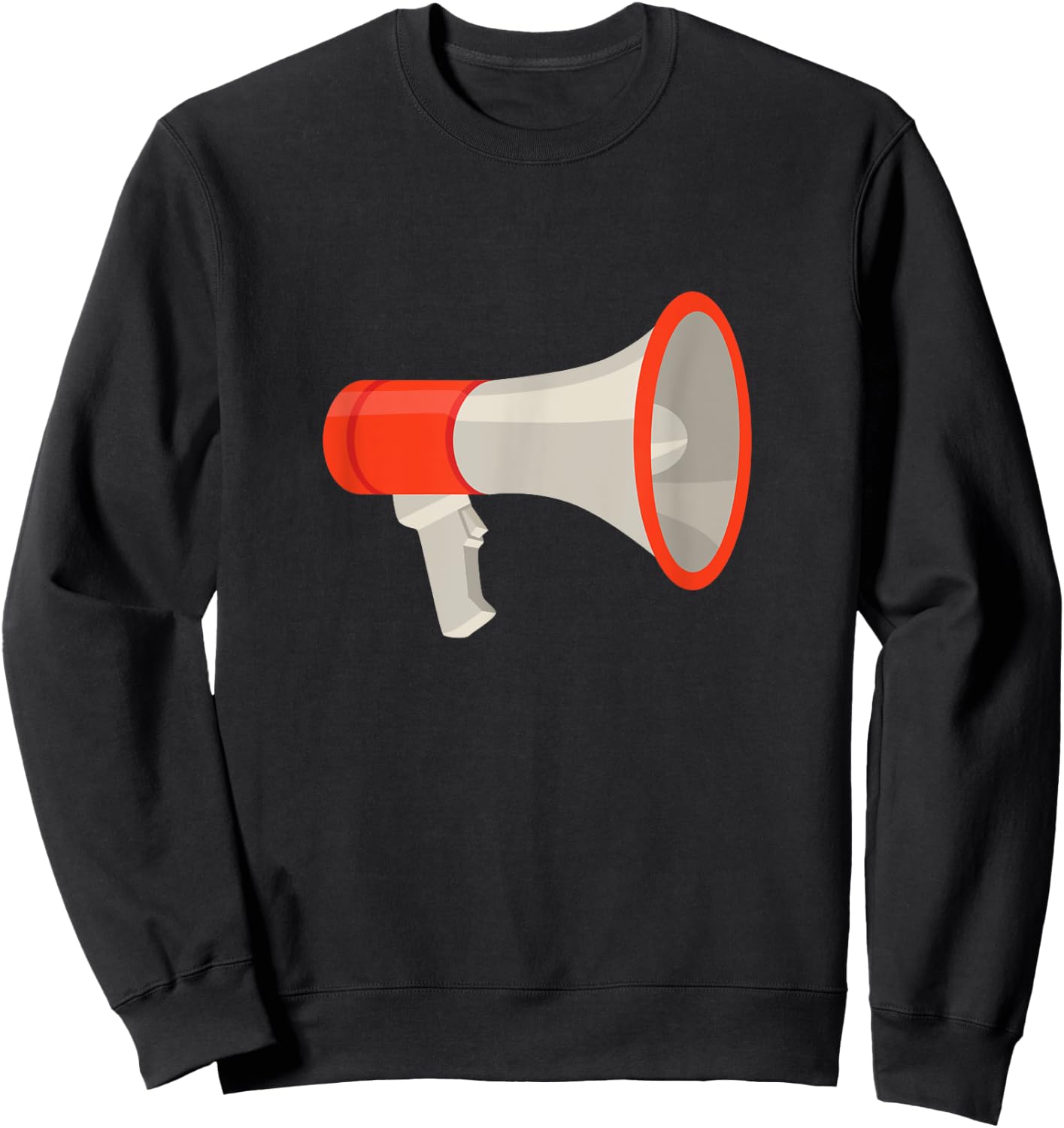 Megaphone Bullhorn Sweatshirt - Sweatshirt | Black