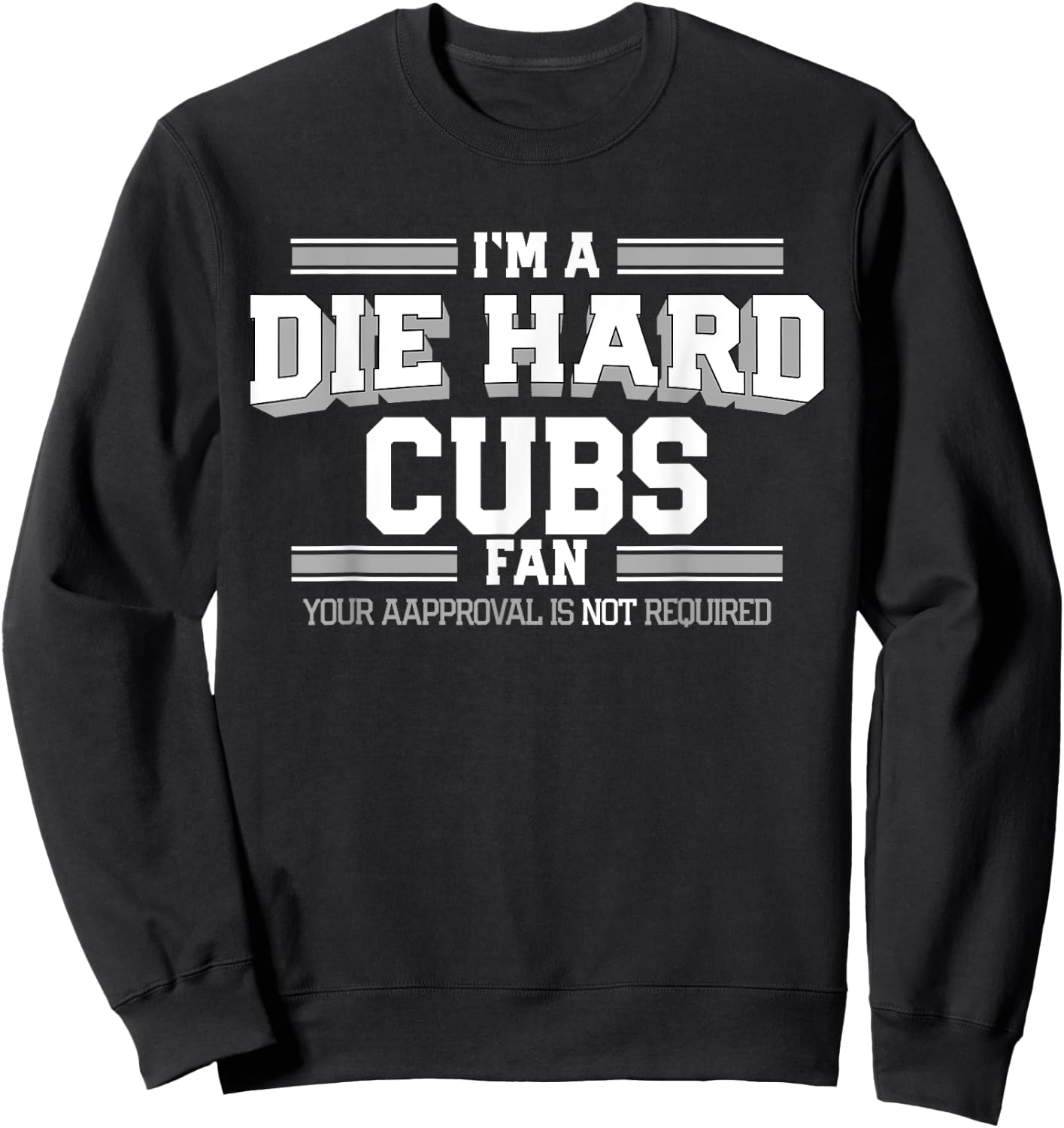 Brenham Cubs Official High School Gear Cubs Brenham Die Hard Fan HS Sweatshirt - Sweatshirt | Black