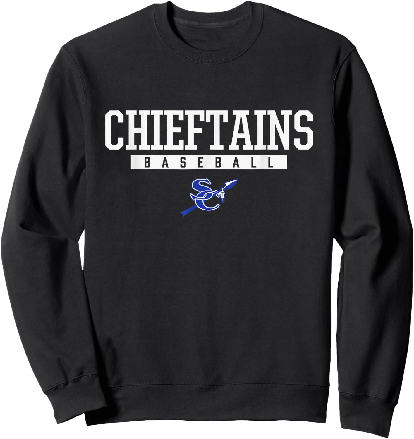 Sapulpa Chieftains Logo Baseball HS Sweatshirt - Sweatshirt | Black