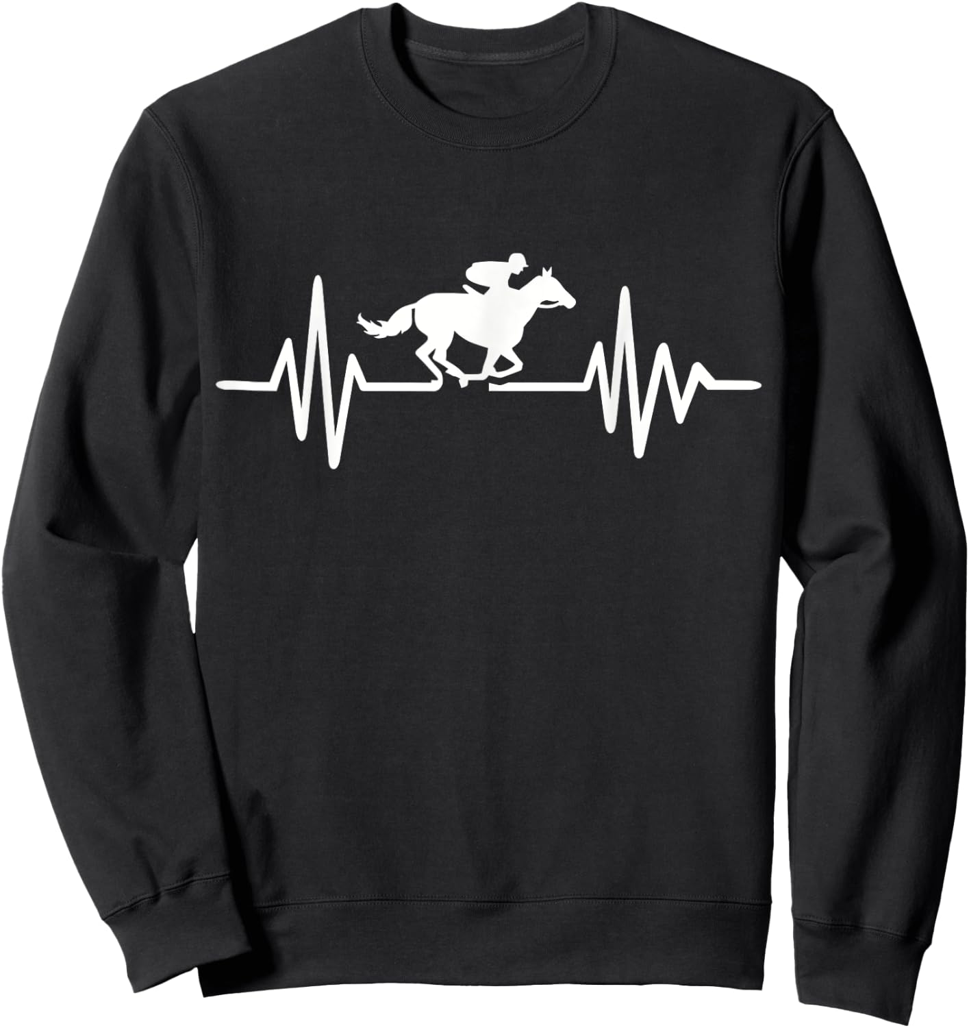 Horse race frequency Sweatshirt - Sweatshirt | Black