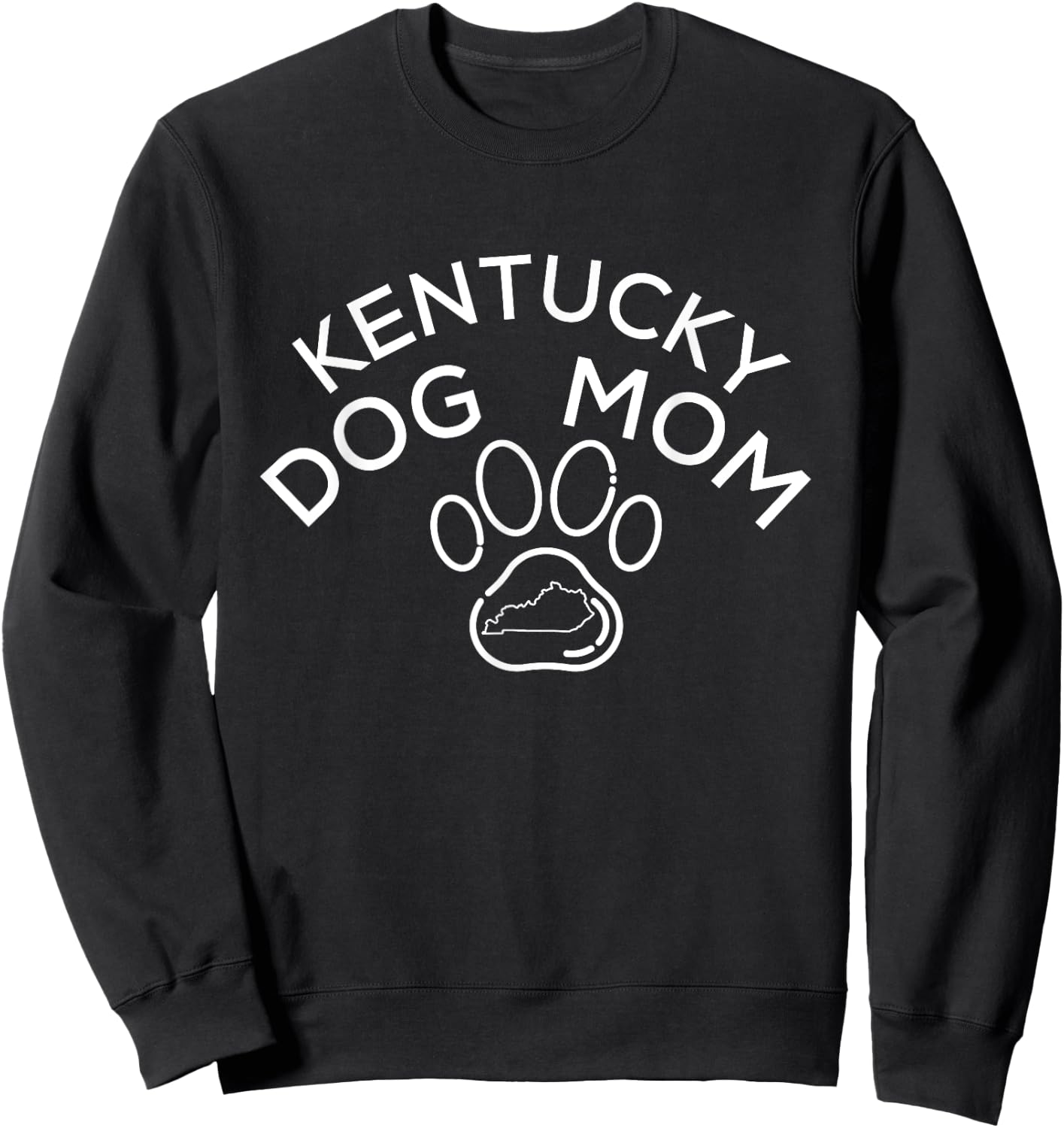 Kentucky Dog Mom Women Sweatshirt - Sweatshirt | Black