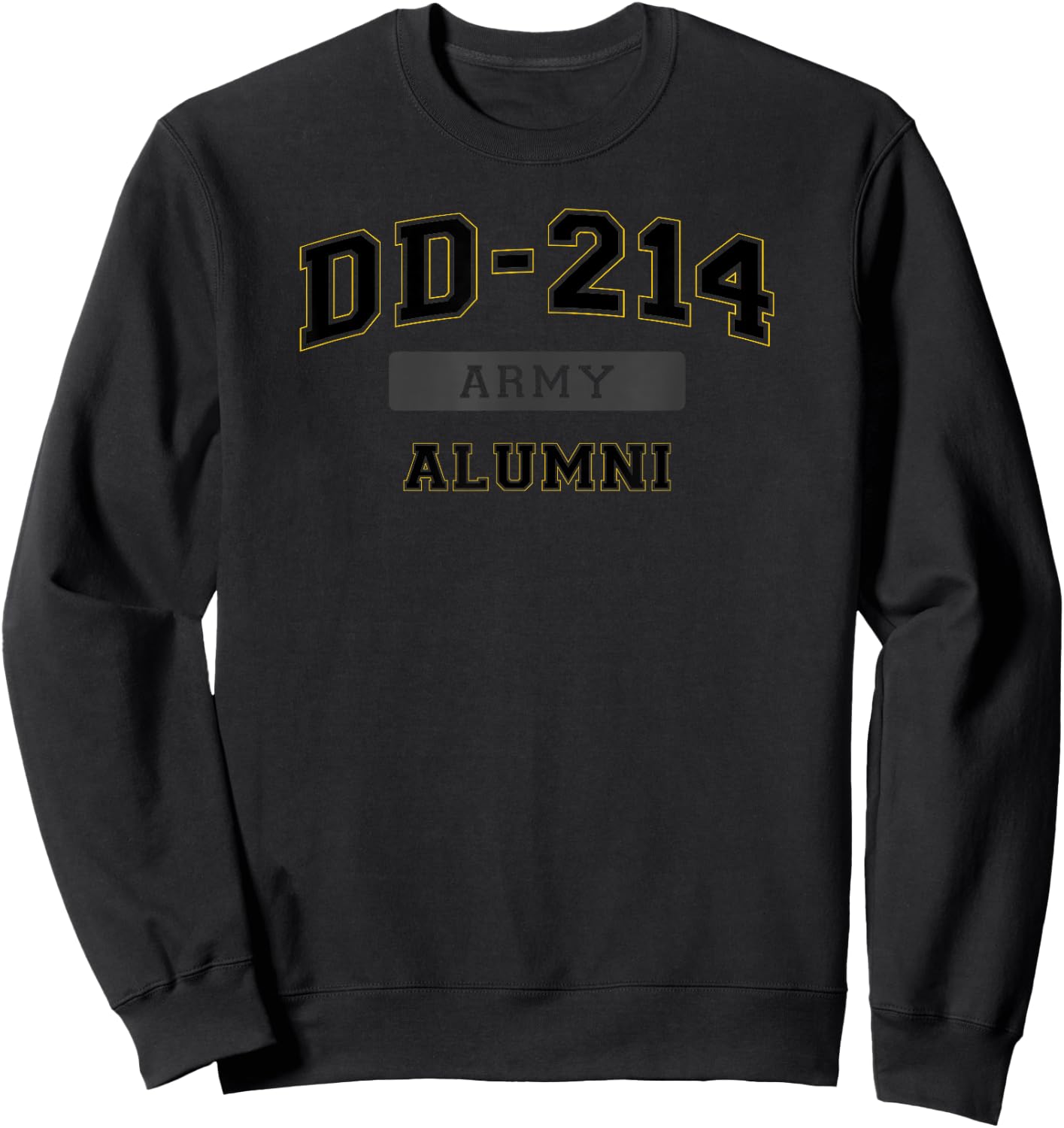 DD-214 US Army Alumni Sweatshirt - Sweatshirt | Black