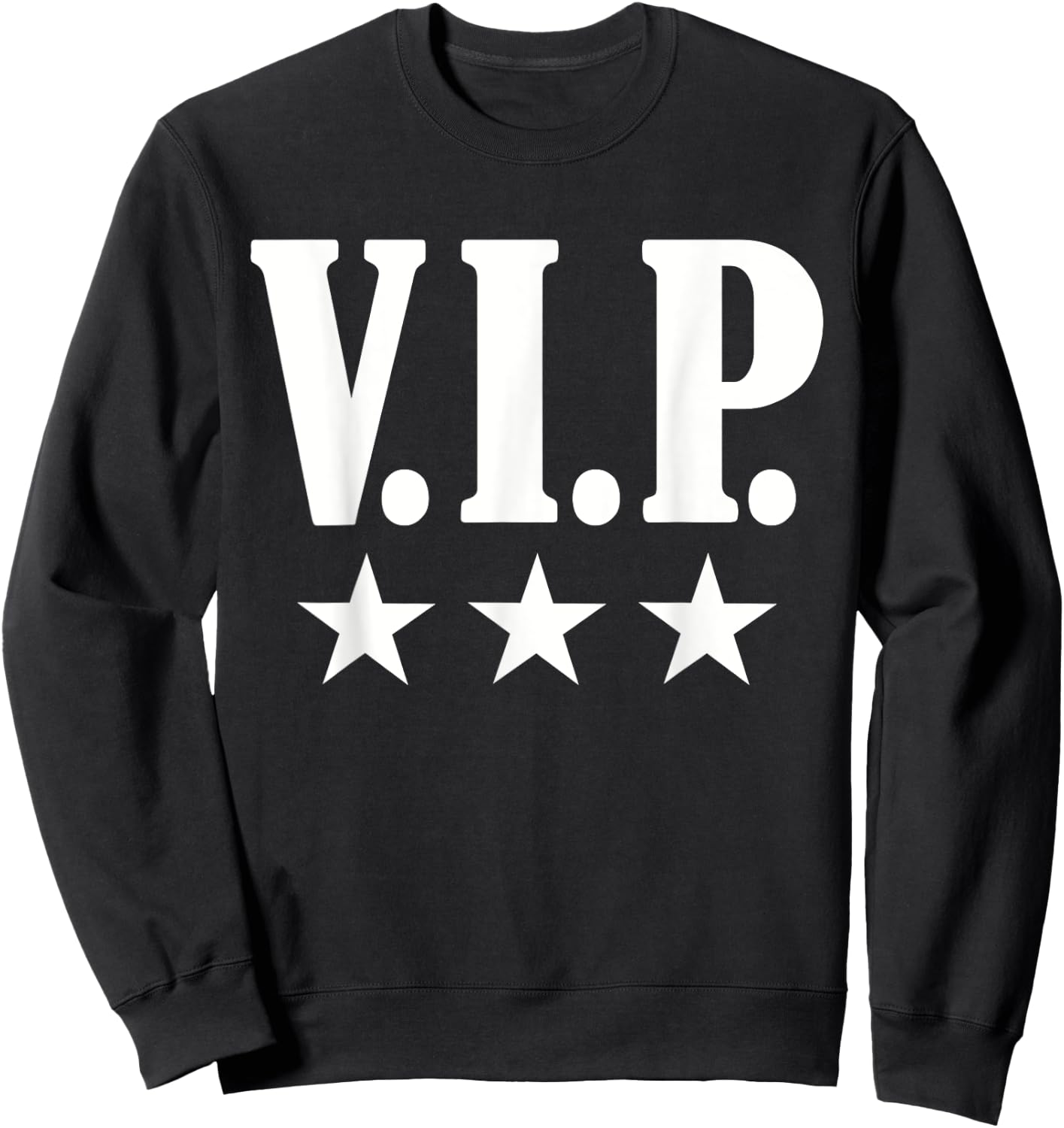V.I.P. stars Sweatshirt - Sweatshirt | Black