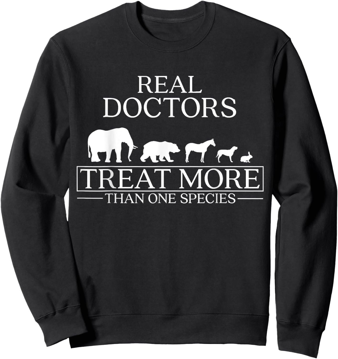 Veterinarian Vet Tech Gift Shirt Animal Lover Sweatshirt - Sweatshirt | Black