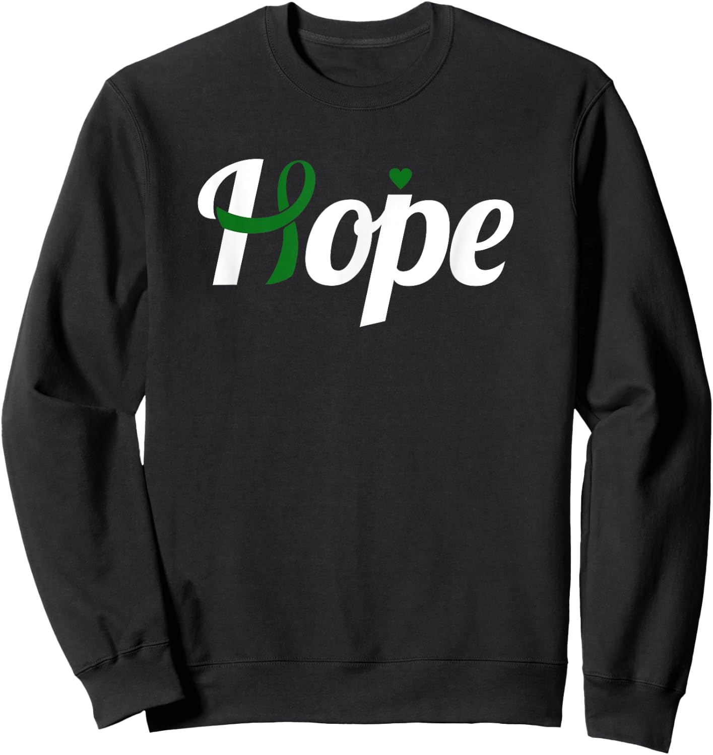 Hope - Liver Cancer Shirt Liver Cancer Support Shirt & Gift Sweatshirt - Sweatshirt | Black
