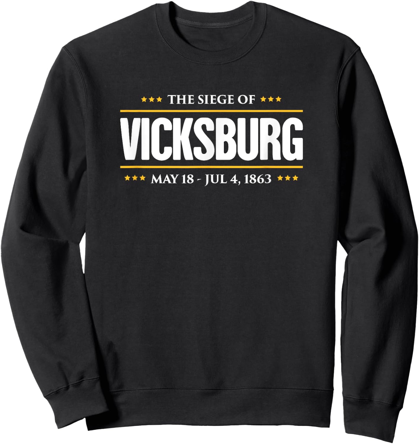 Civil War - The Siege Of Vicksburg Sweatshirt - Sweatshirt | Black