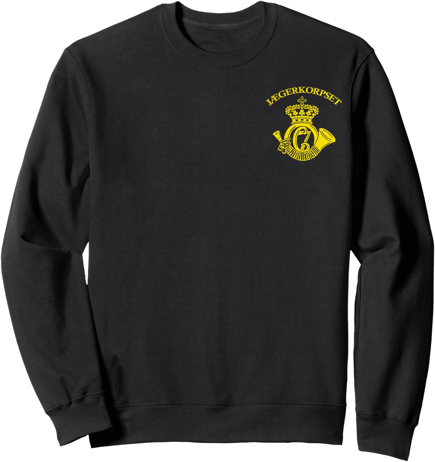 Jaeger Hunter Corps Danish Special Forces Army Sweatshirt - Sweatshirt | Black