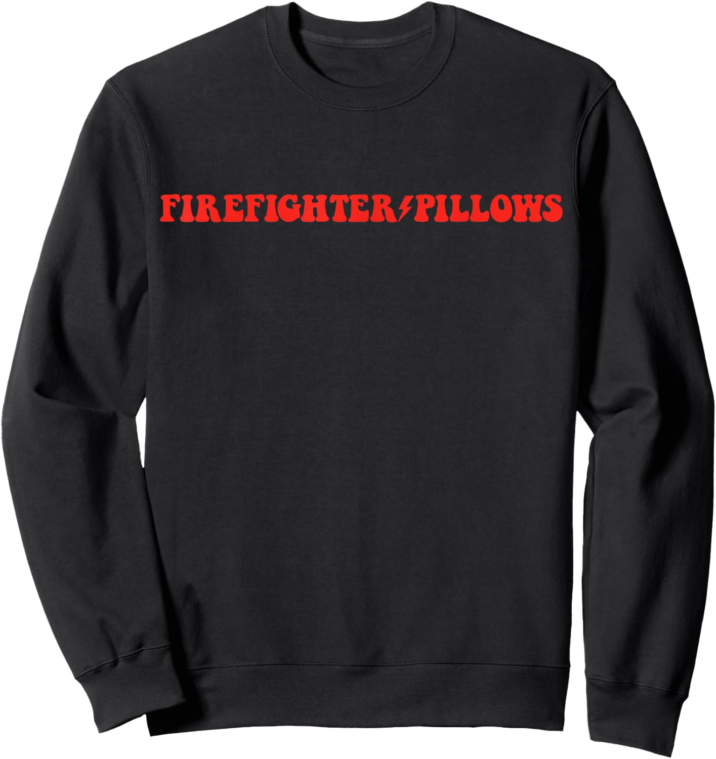 Firefighter Pillows Sweatshirt - Sweatshirt | Black