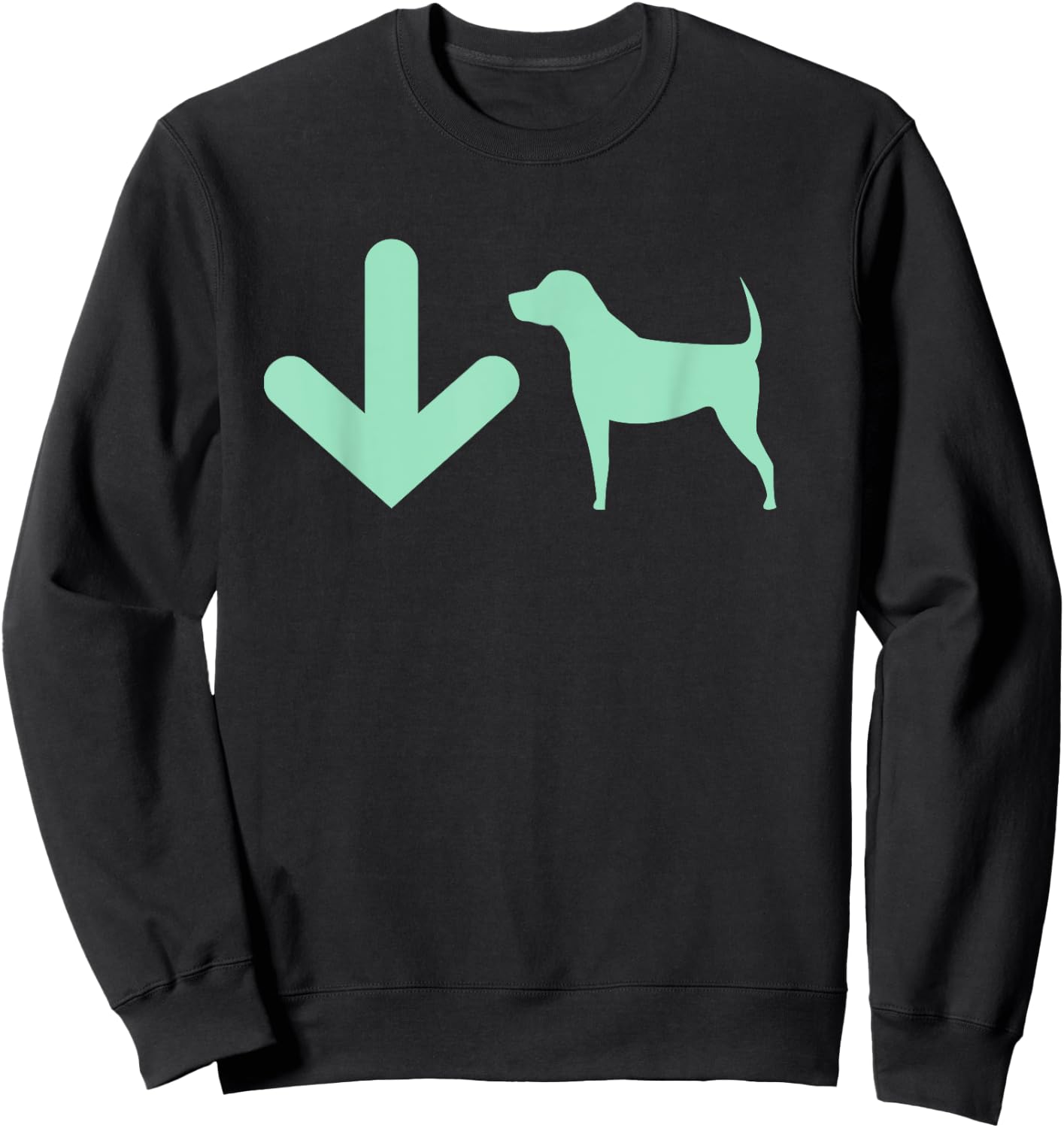 Yoga Dog - Yoga Down Dog Shirt - Downward Dog Funny Sweatshirt - Sweatshirt | Black