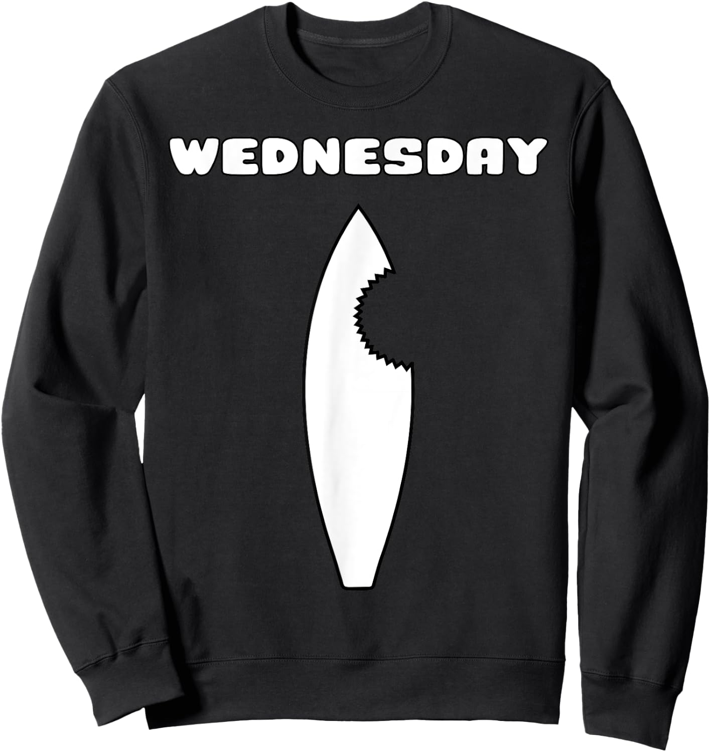 Days of the Week , Costume, Shark Sweatshirt - Sweatshirt | Black