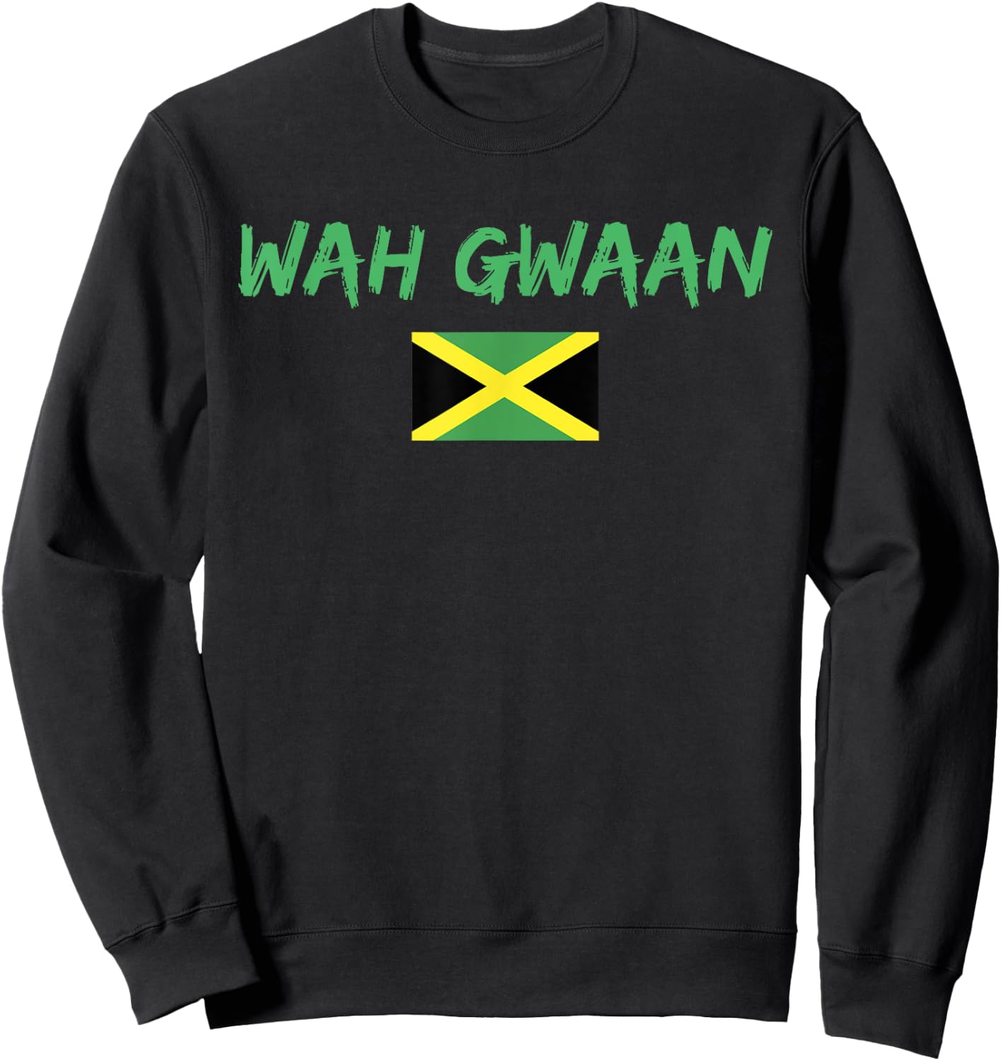 Wah Gwaan Short-Sleeve Sweatshirt - Sweatshirt | Black