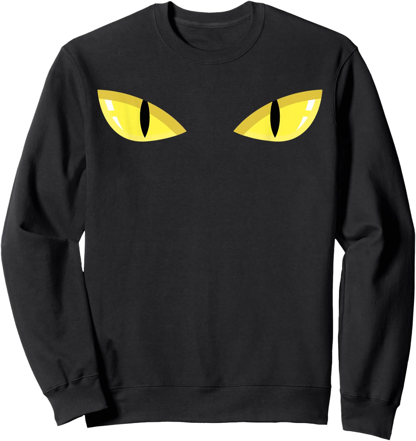 Monster Yellow Eyes T Shirt Costume Dragon Scary Sweatshirt - Sweatshirt | Black