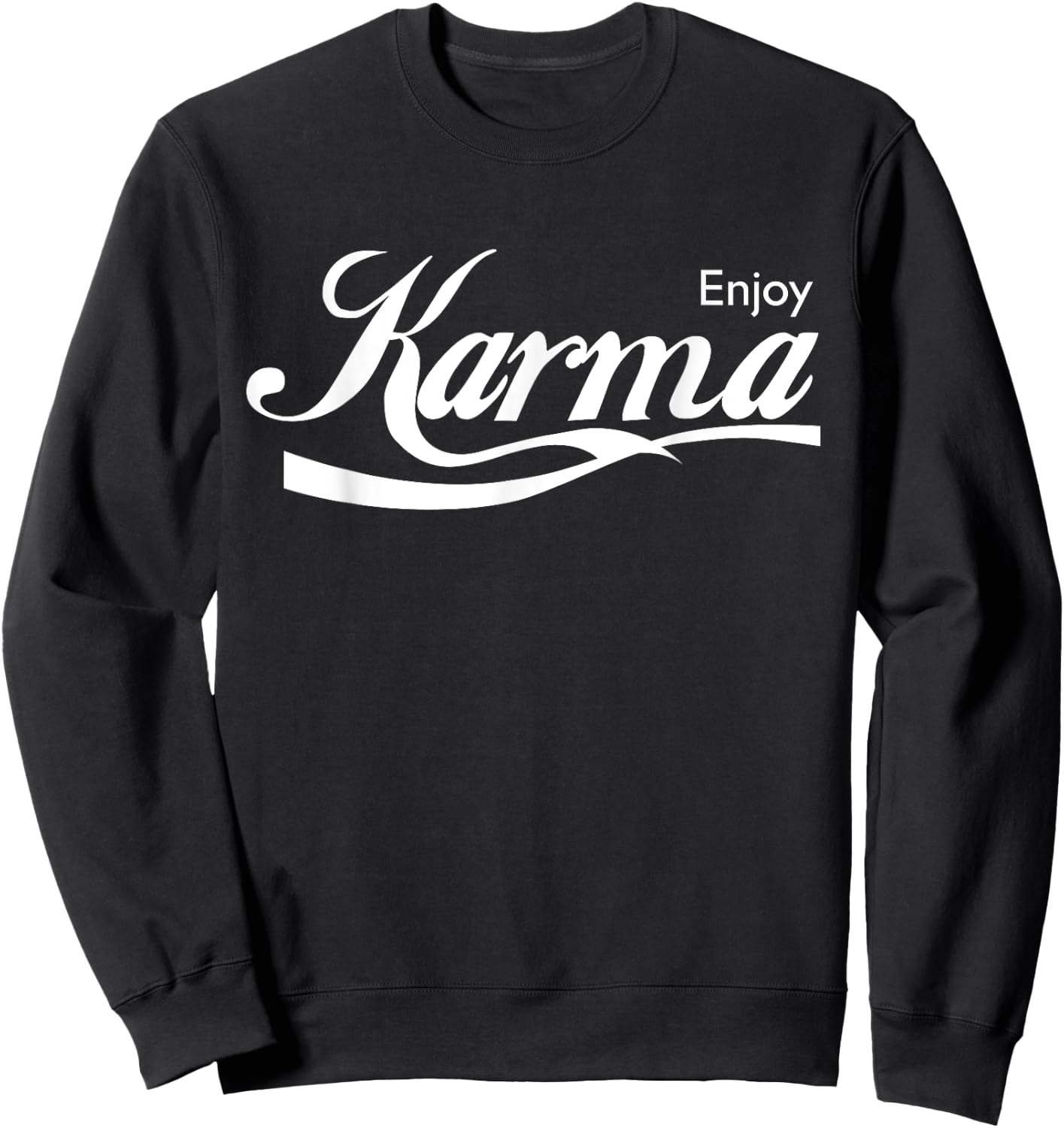 Enjoy Karma Sweatshirt - Sweatshirt | Black