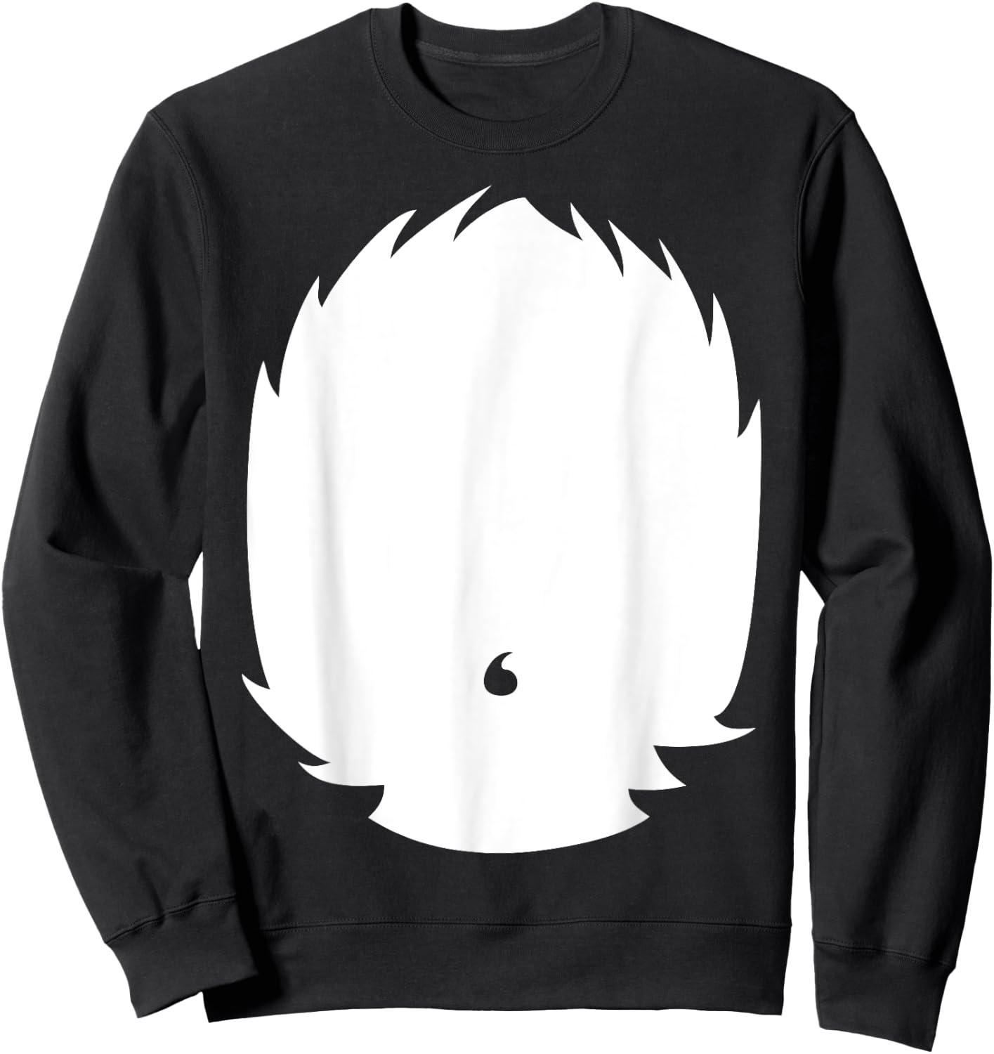 Skunk CAT Panda Halloween Costume Shirt DIY Animals Belly Women Kids Sweatshirt - Sweatshirt | Black