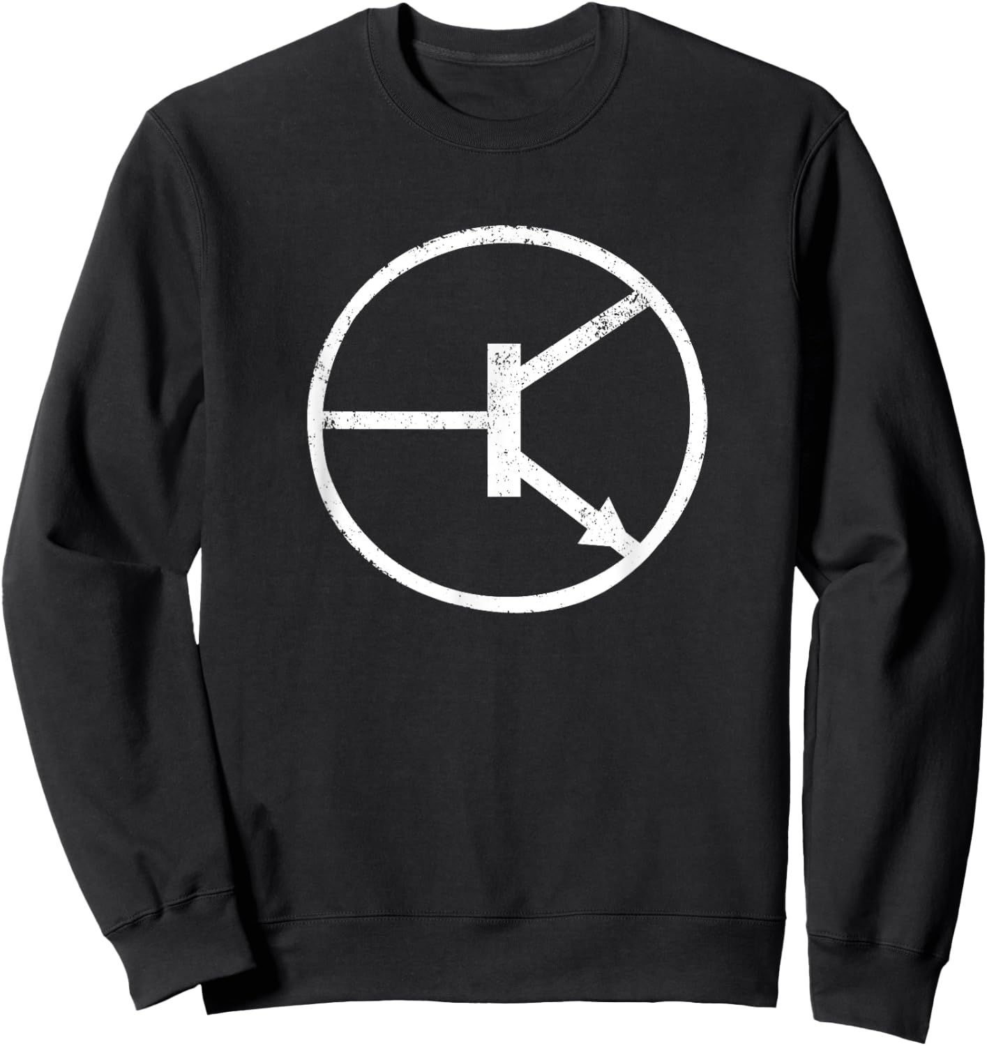 Electronic NPN Transistor Sweatshirt - Sweatshirt | Black