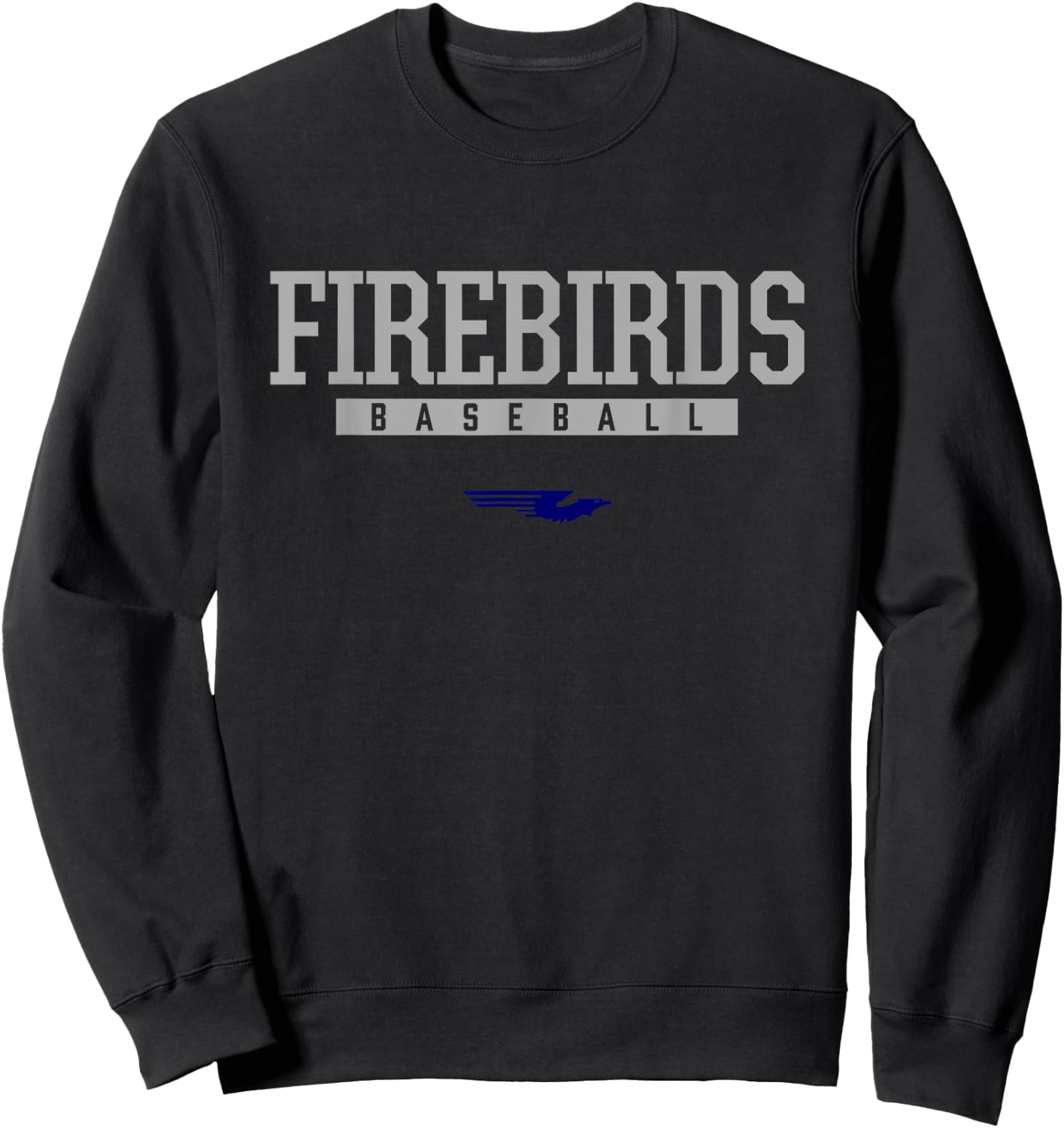 Kettering Fairmont Firebirds Logo Baseball HS Sweatshirt - Sweatshirt | Black