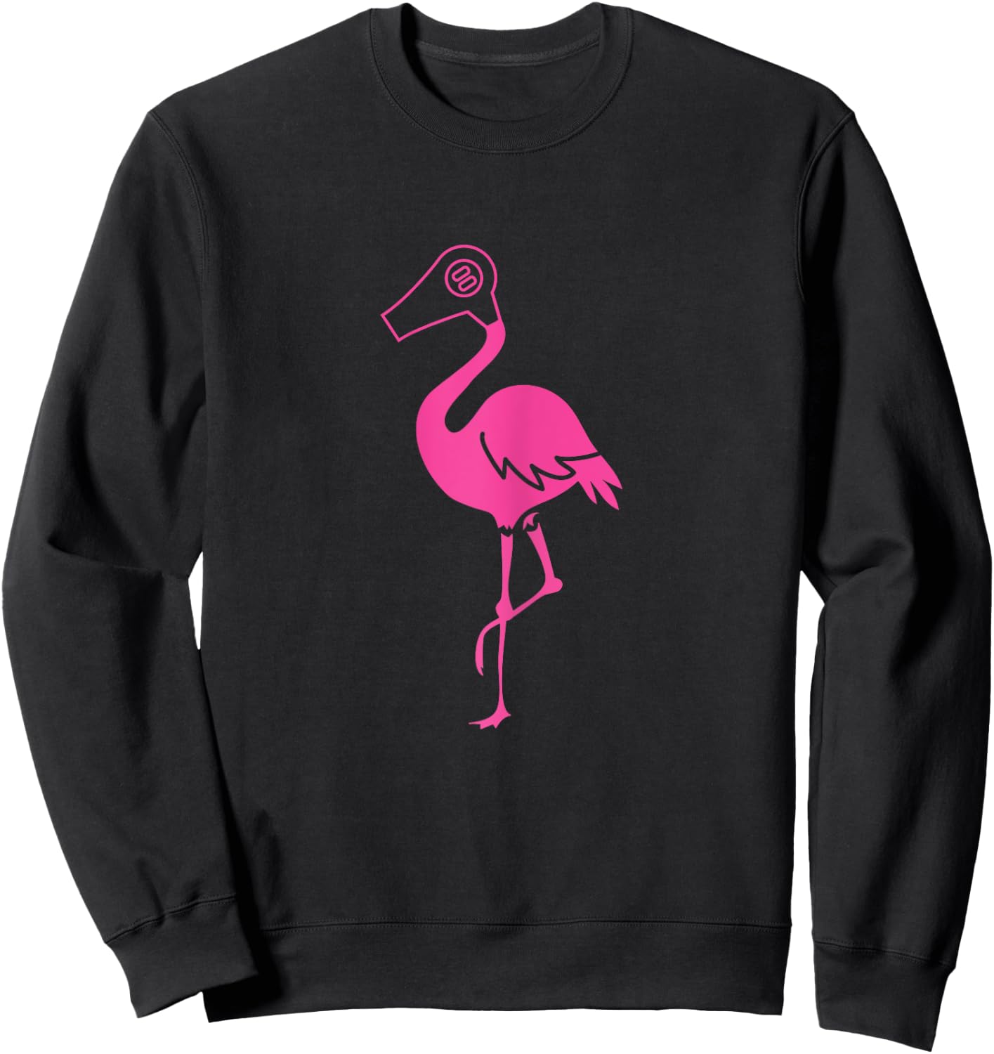 Hairdresser Flamingo Funny Gift Hairstylist Sweatshirt - Sweatshirt | Black