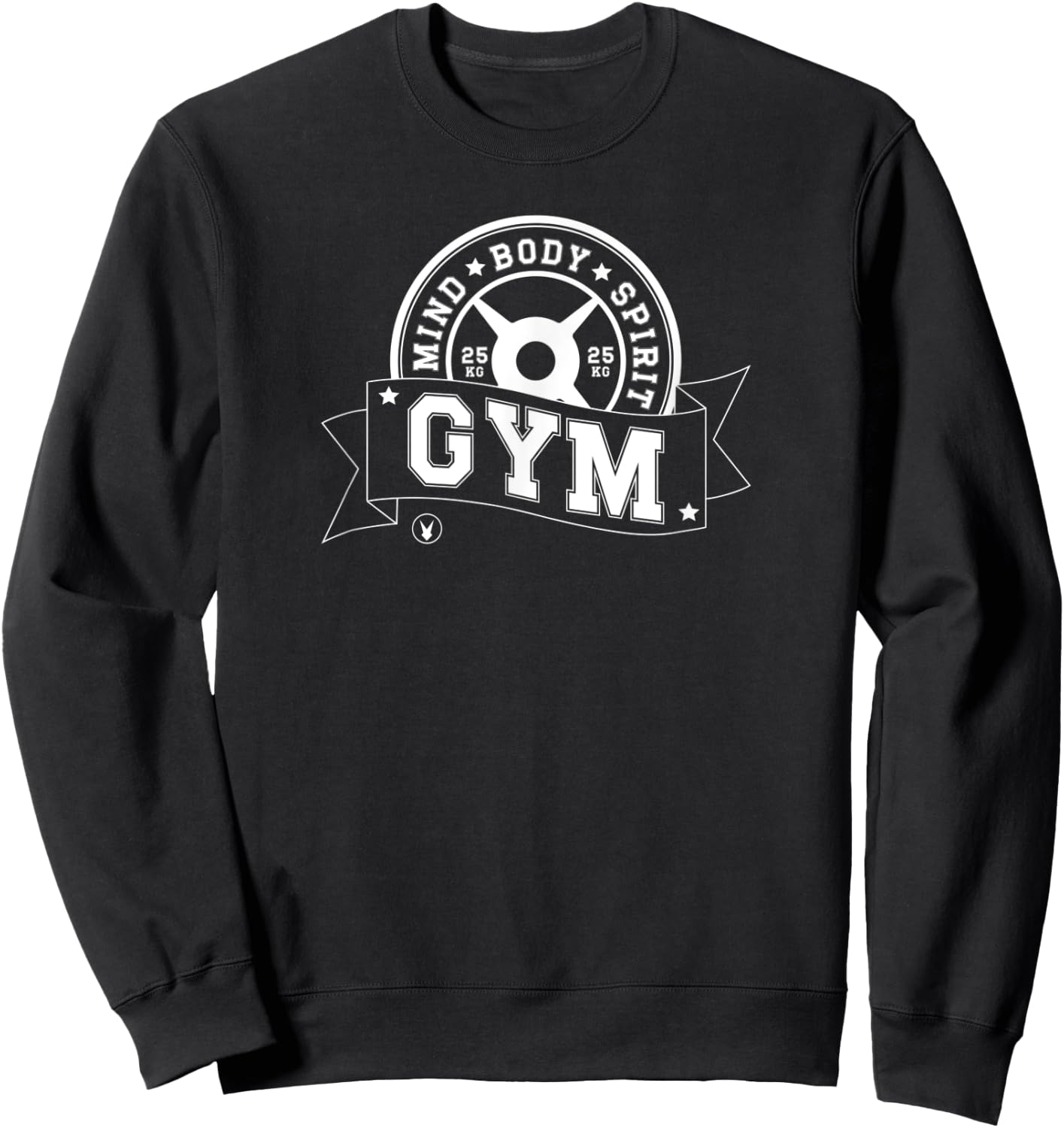 GYM C767 Gym Rabbit Workout Fitness MMA Motivation Sweatshirt - Sweatshirt | Black