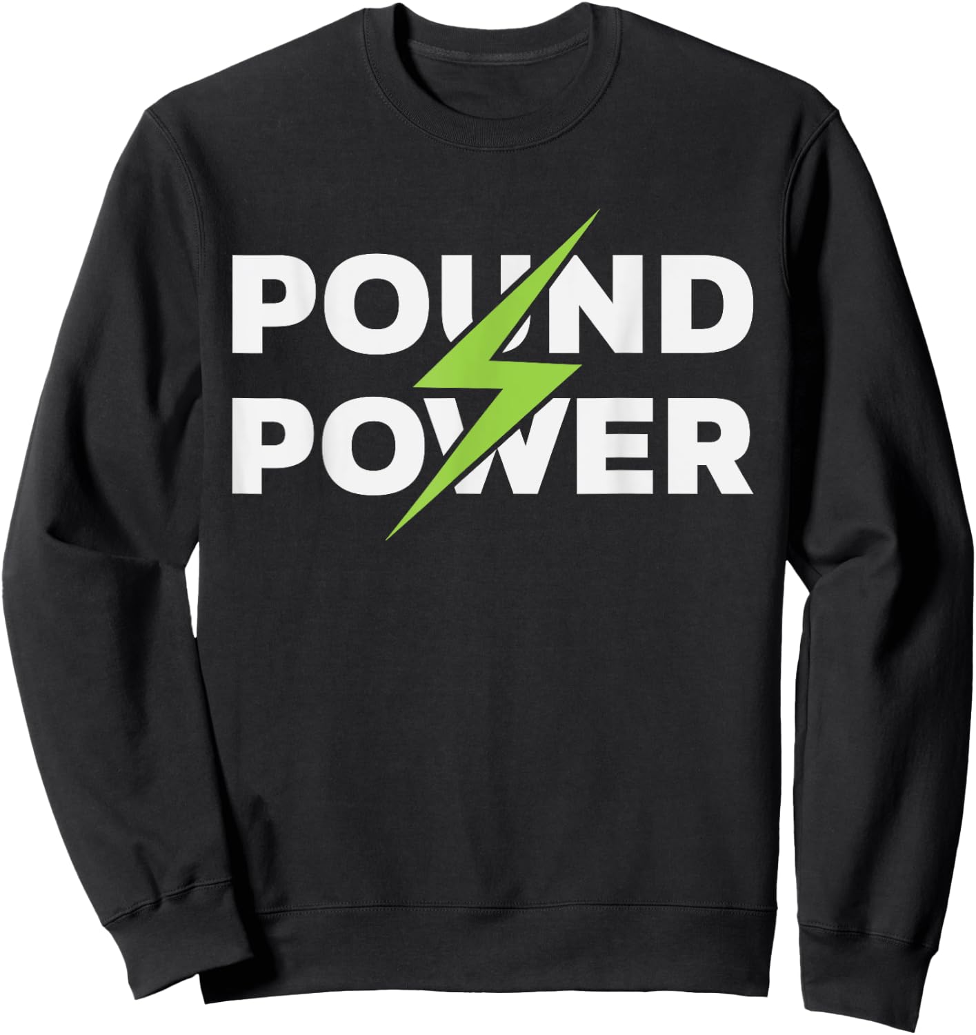Funny Pound Power Drum Sticks Pounding Class Fitness Shirt Sweatshirt - Sweatshirt | Black