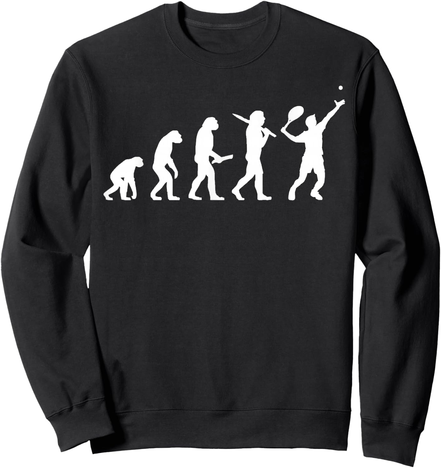 Funny Tennis Shirt - Evolution of a Tennis Star Gift Sweatshirt - Sweatshirt | Black