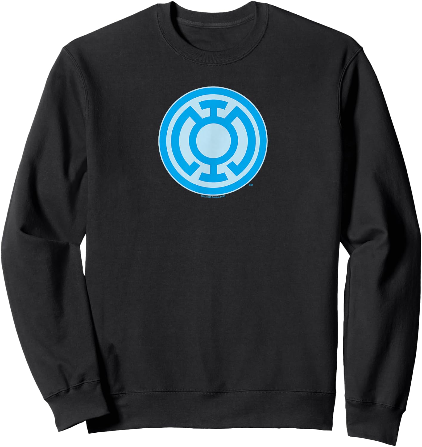 Green Lantern Blue Symbol Sweatshirt - Sweatshirt | Black