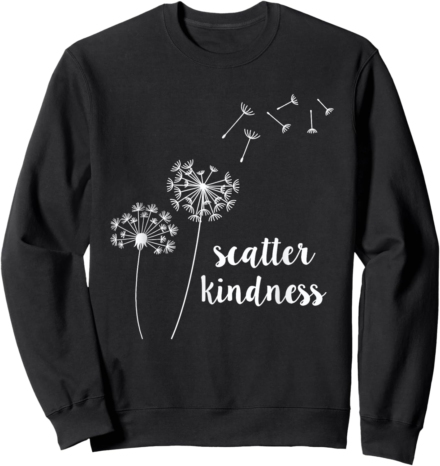 Scatter Kindness Sweatshirt - Sweatshirt | Black