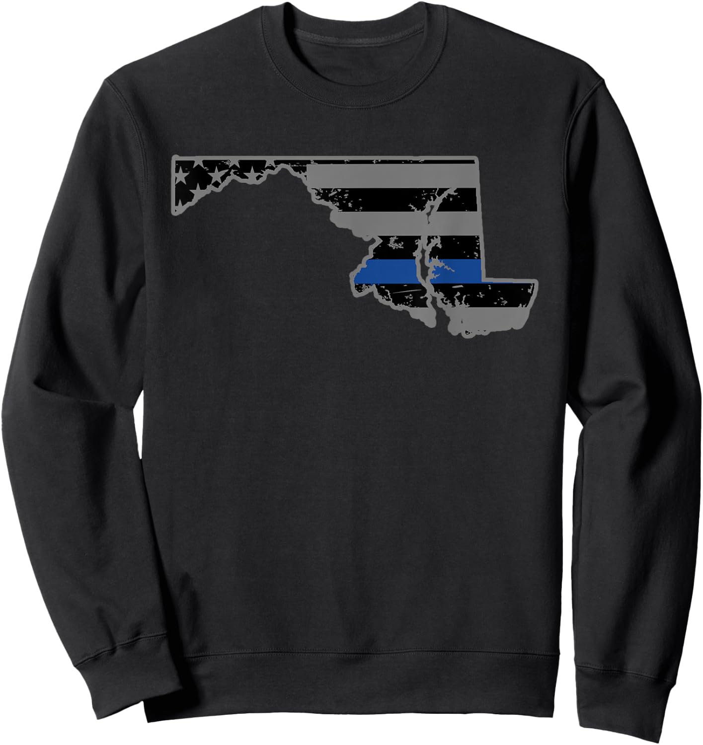 Maryland State Police Maryland State Trooper Baltimore Shirt Sweatshirt - Sweatshirt | Black