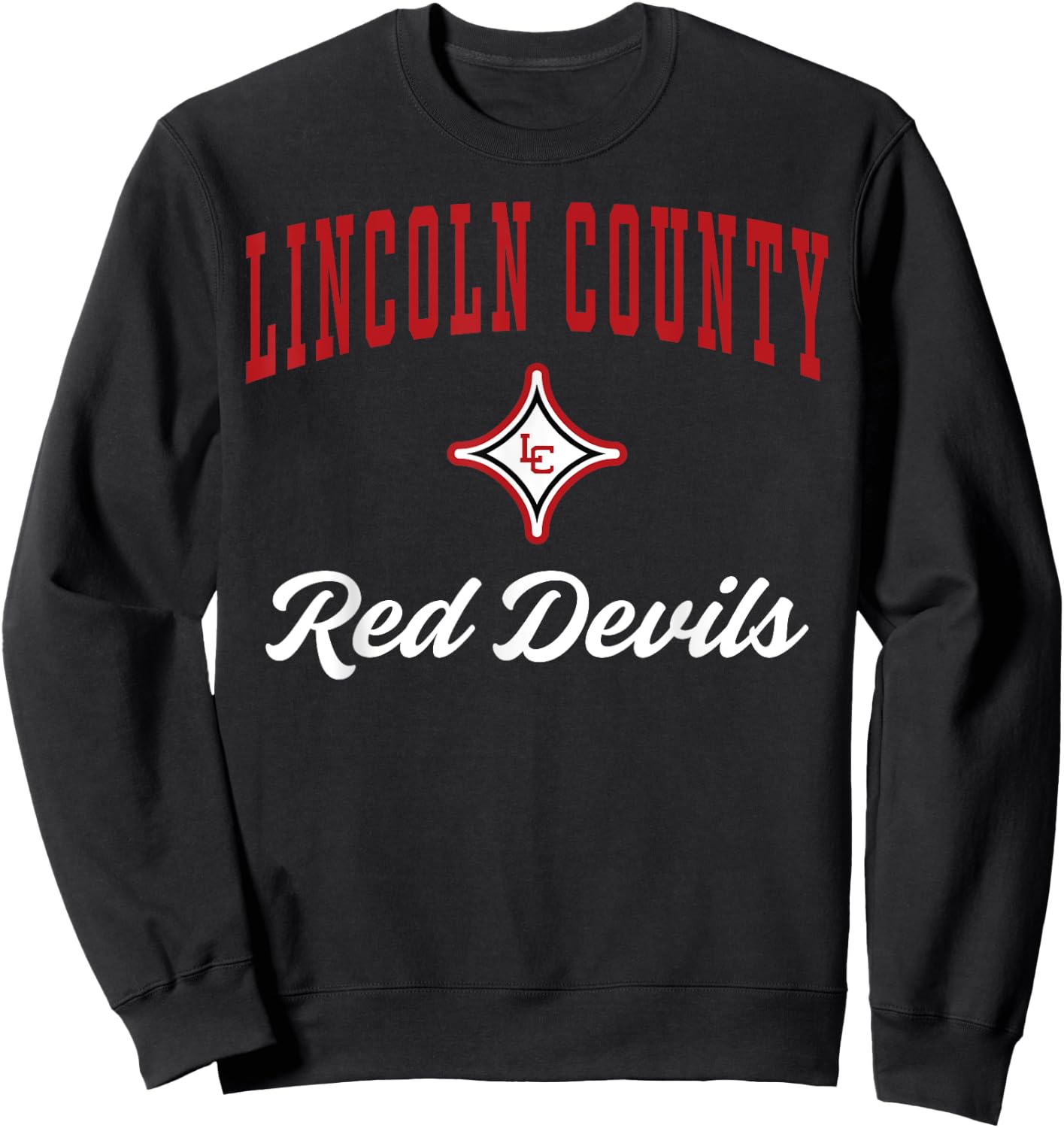 Lincoln County High School Red Devils C3 Sweatshirt - Sweatshirt | Black