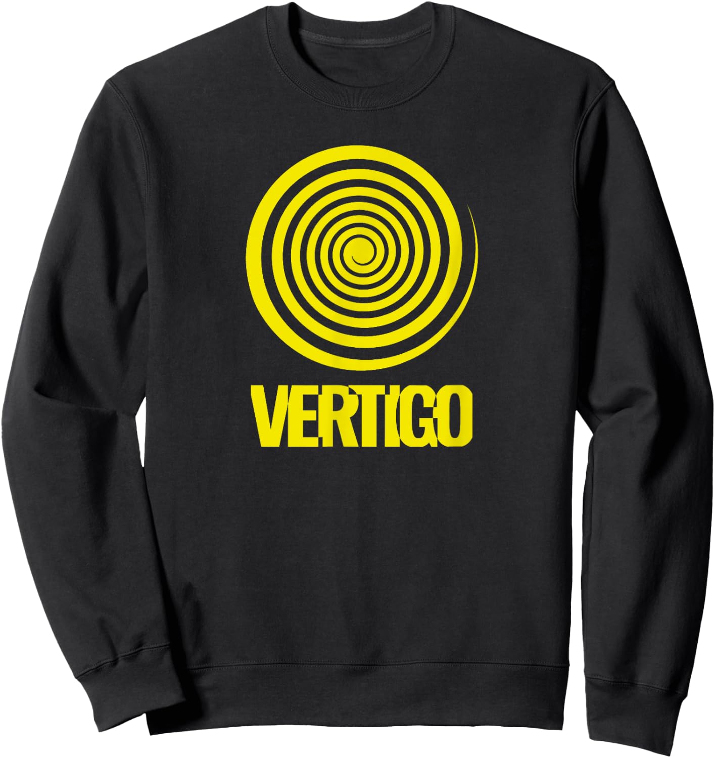 Vertigo Graphic Inspired Sweatshirt - Sweatshirt | Black