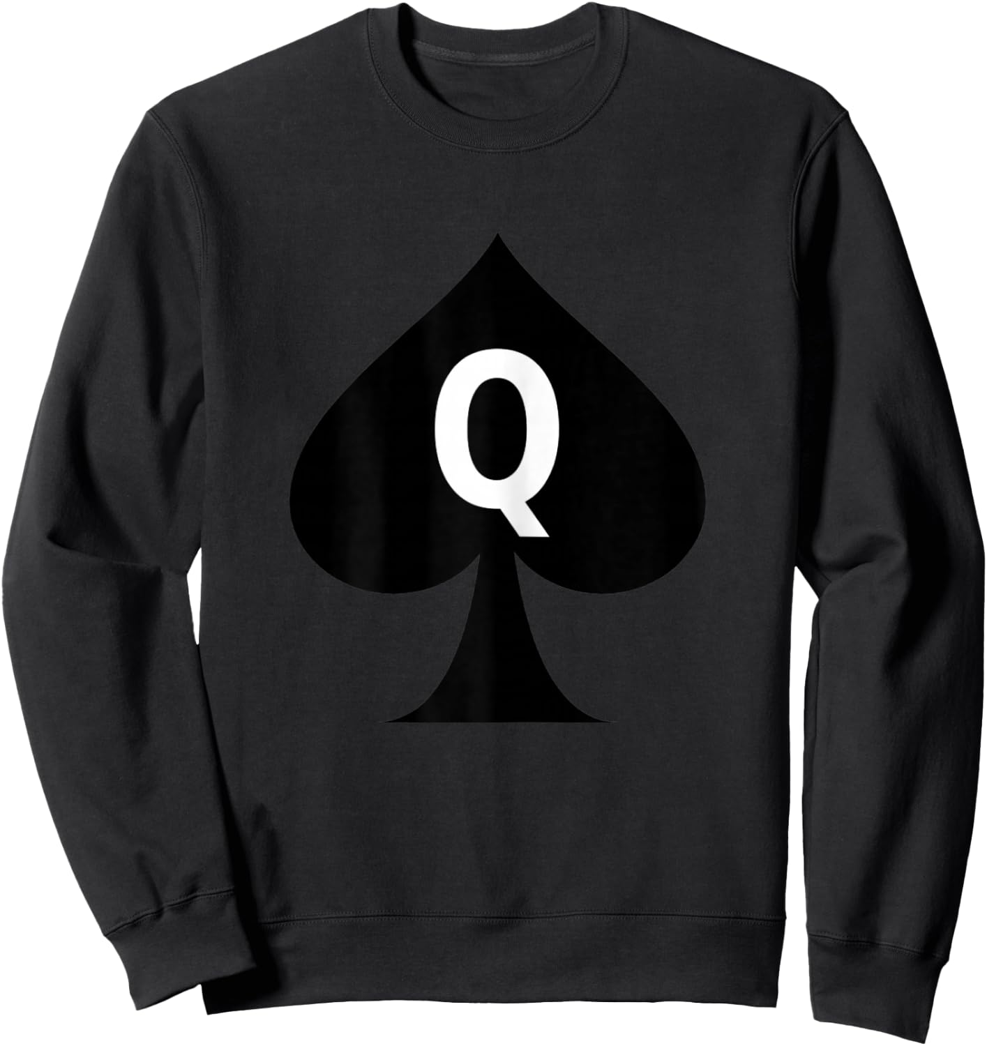 Queen of Spades Hotwife Clothing Gifts Sweatshirt - Sweatshirt | Black